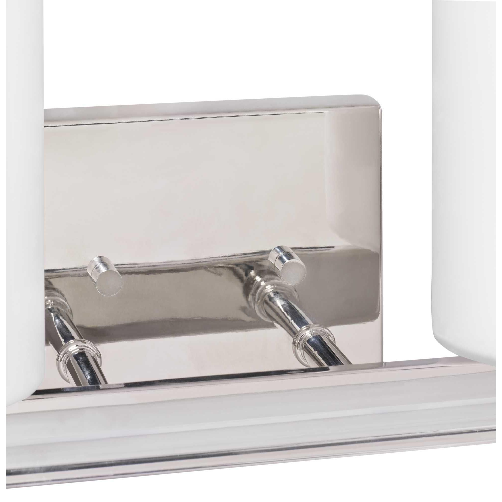 Shown in Polished Nickel finish and Etched Opal glass