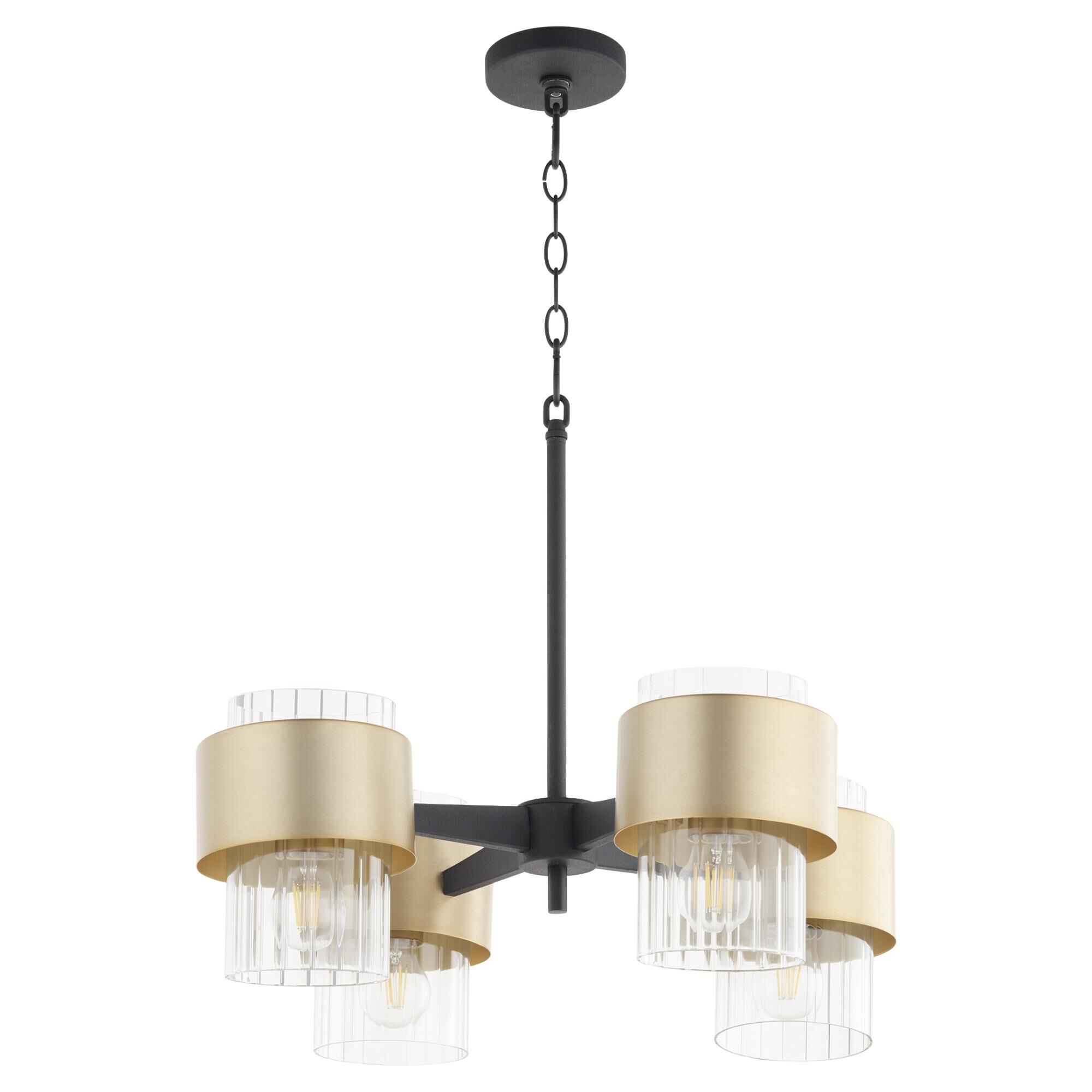Epsilon 25 Inch 4 Light Chandelier by Quorum International