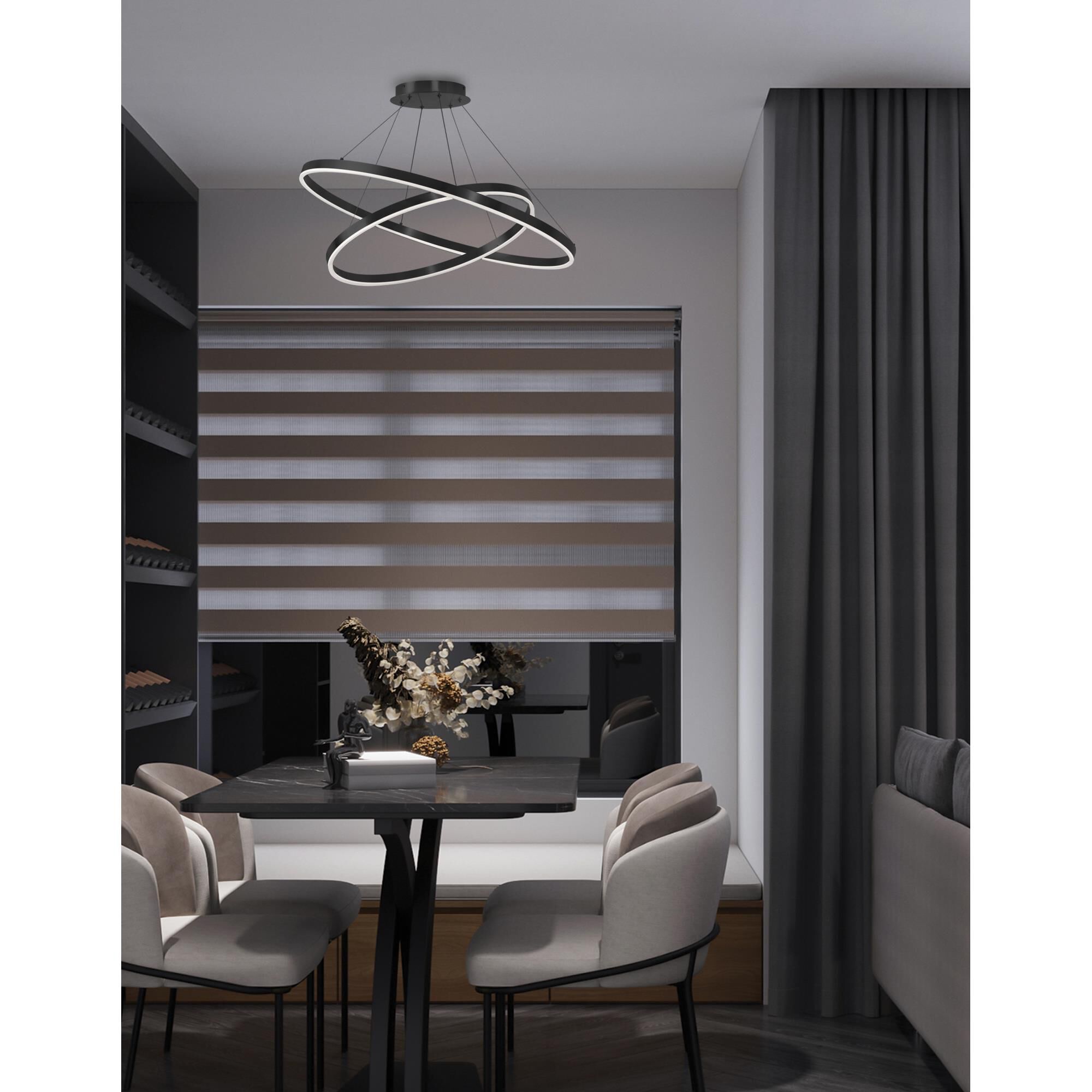 Circulo 32 Inch Chandelier by Dainolite