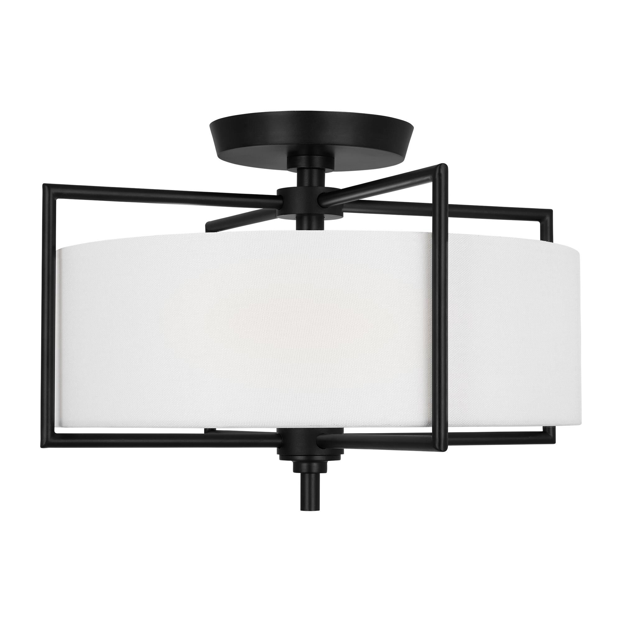 Perno 15 Inch 2 Light Semi Flush Mount,