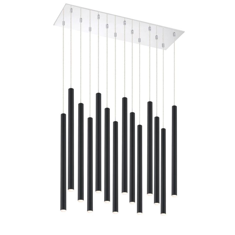 Forest 32 Inch 14 Light LED Linear Suspension Light by Z-Lite