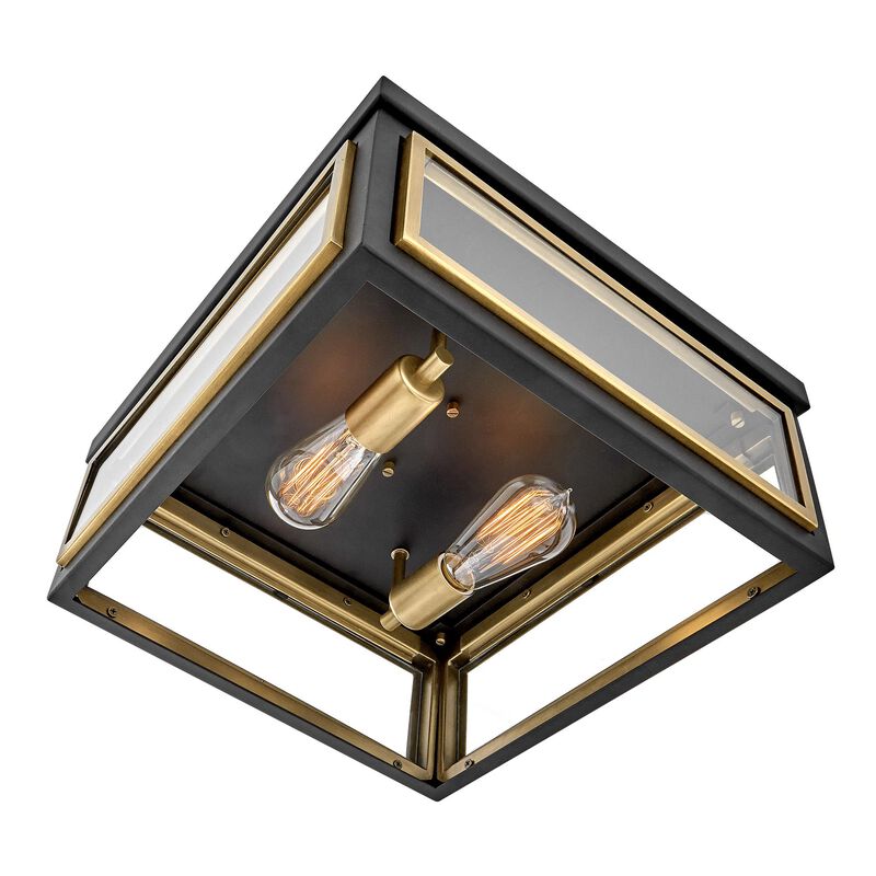Shaw 14 Inch 2 Light Flush Mount by Hinkley