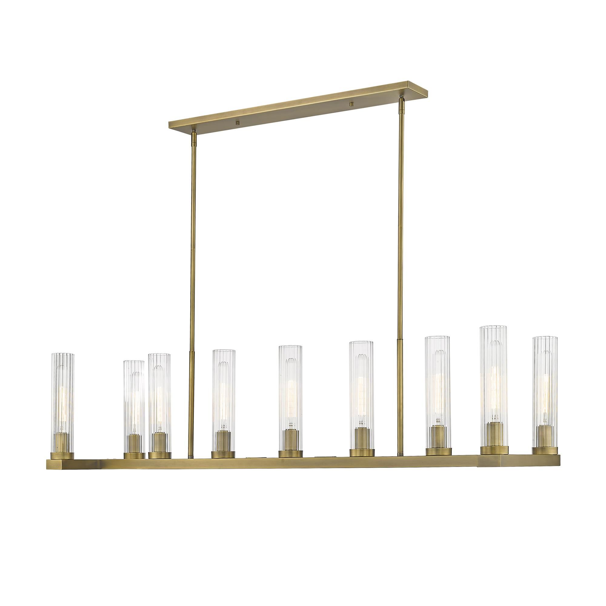 Beau 56 Inch 9 Light Linear Suspension Light by Z-Lite