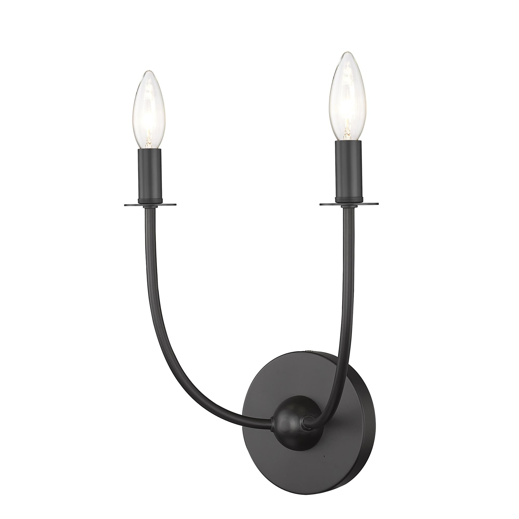 Shown in Matte Black finish and White glass