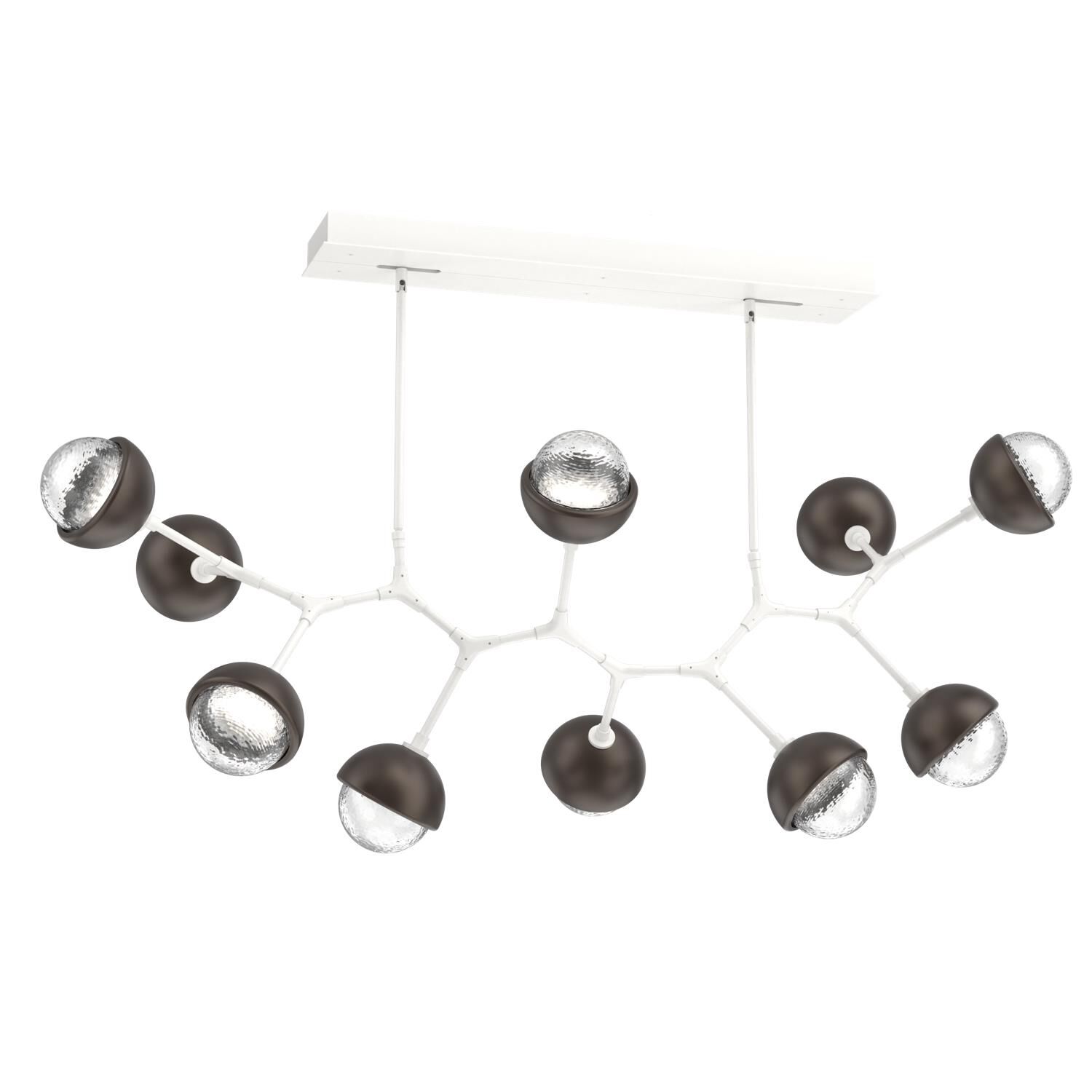 Levi Wilson Cabochon 56 Inch Linear Suspension Light by Hammerton Studio