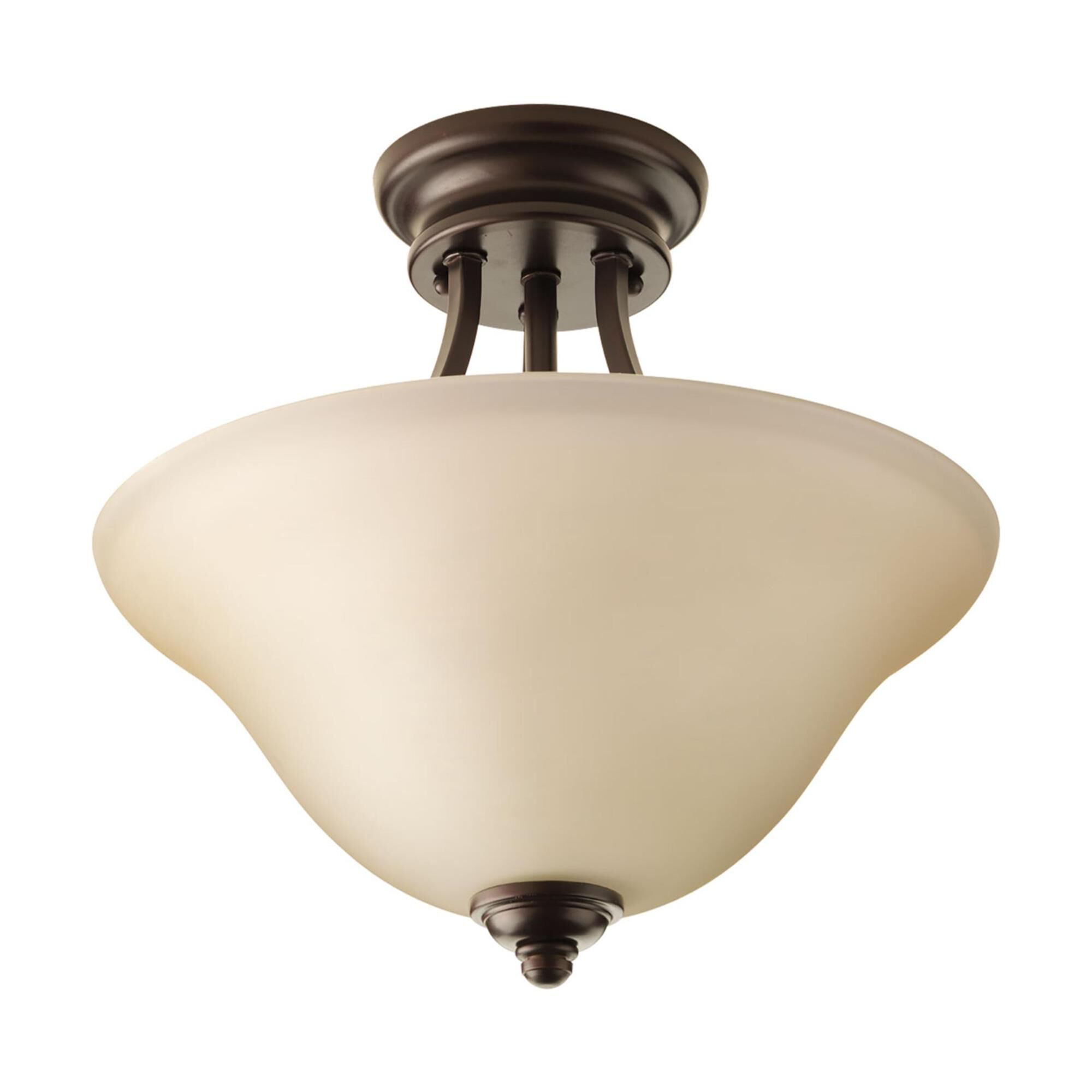 Shown in Antique Bronze finish and Light Umber Etched glass 