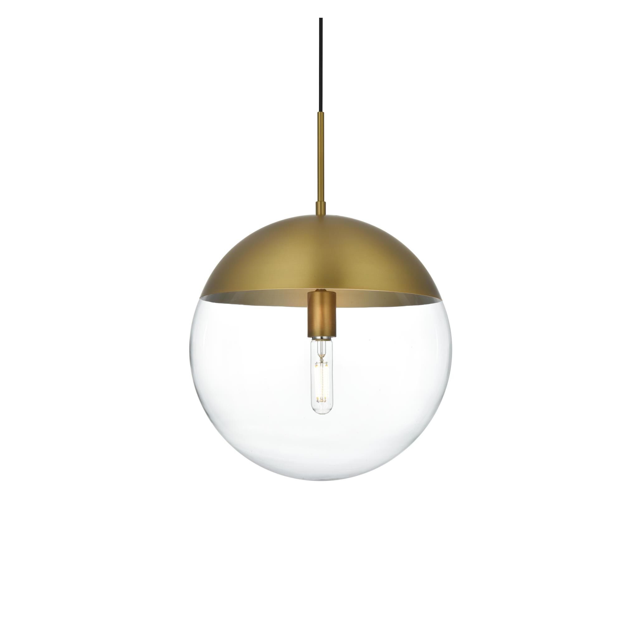 Eclipse 14 Inch Large Pendant by Elegant Lighting