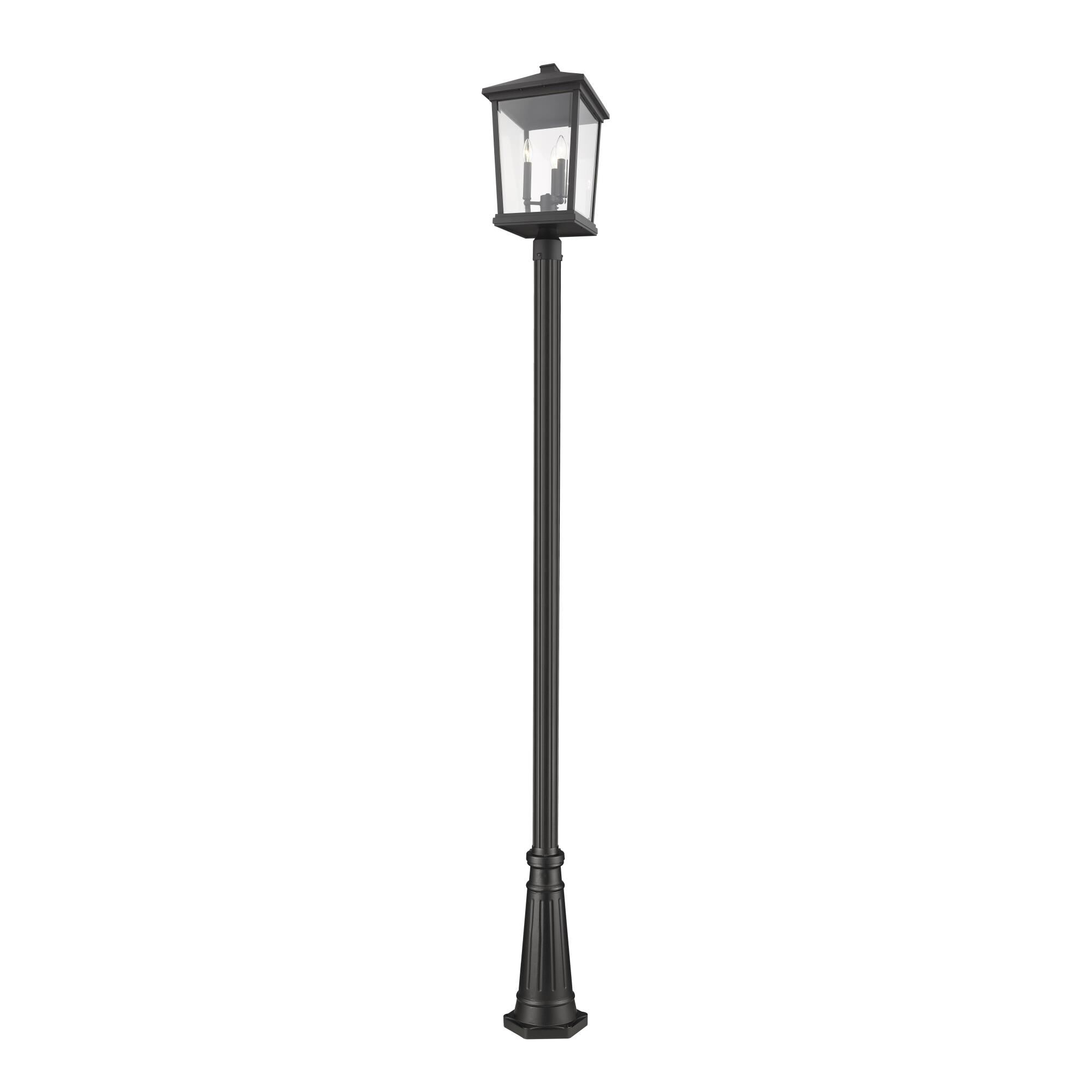 Beacon 105 Inch Tall 3 Light Outdoor Post Lamp by Z-Lite