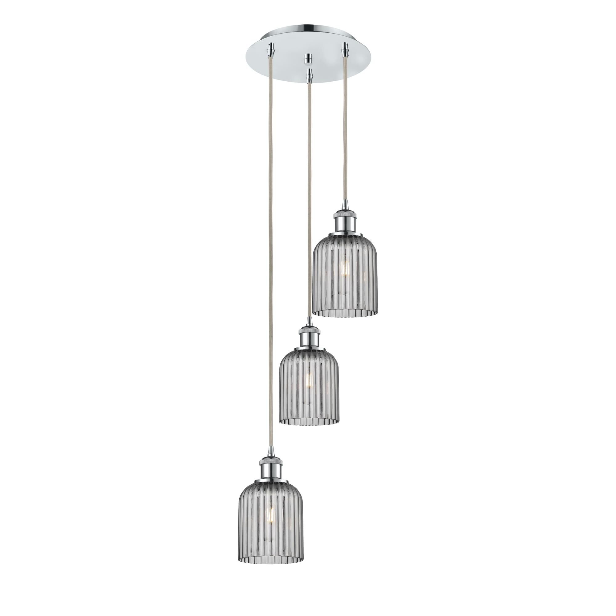 Shown in Polished Chrome finish and Light Smoke shade