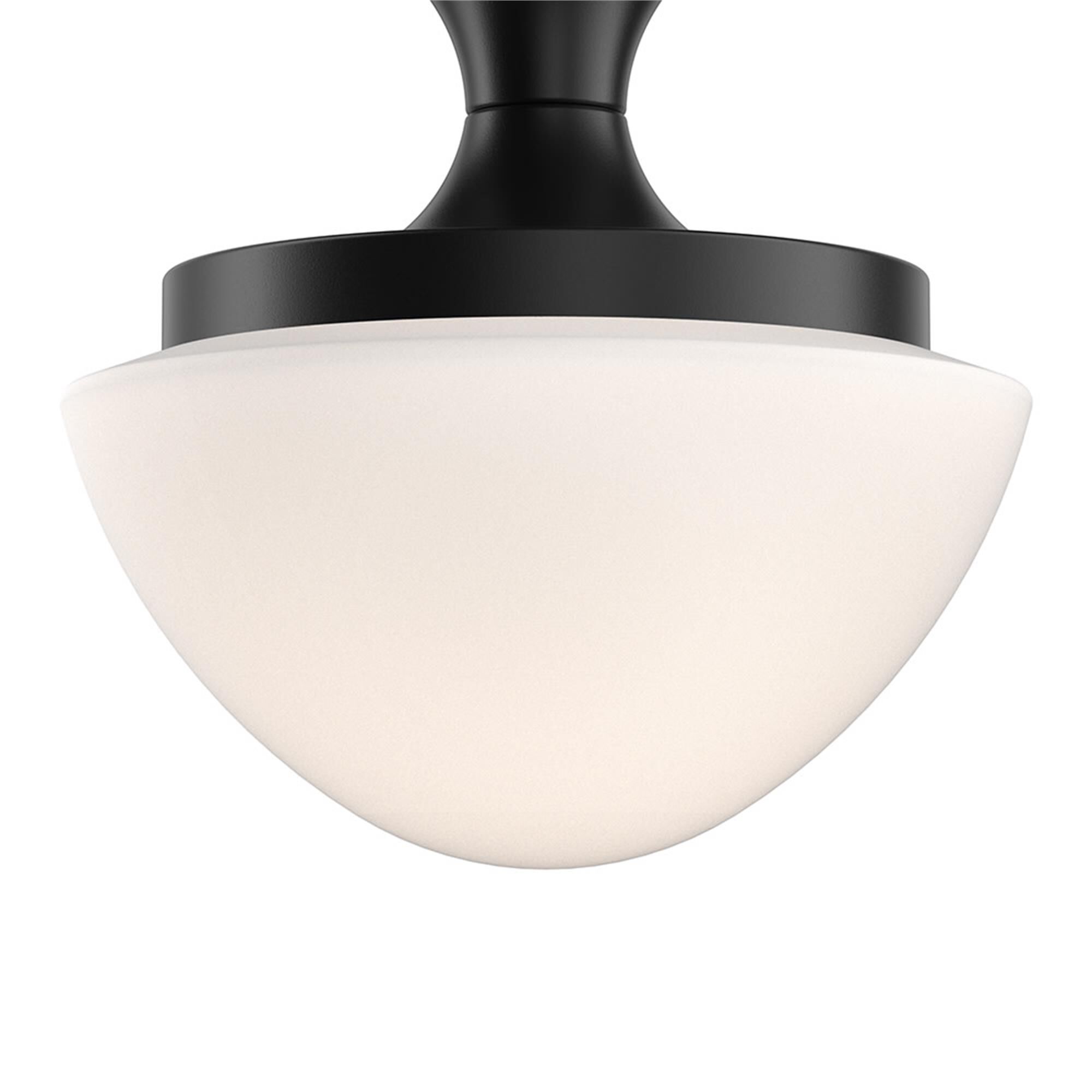 Knox 8 Inch Semi Flush Mount,