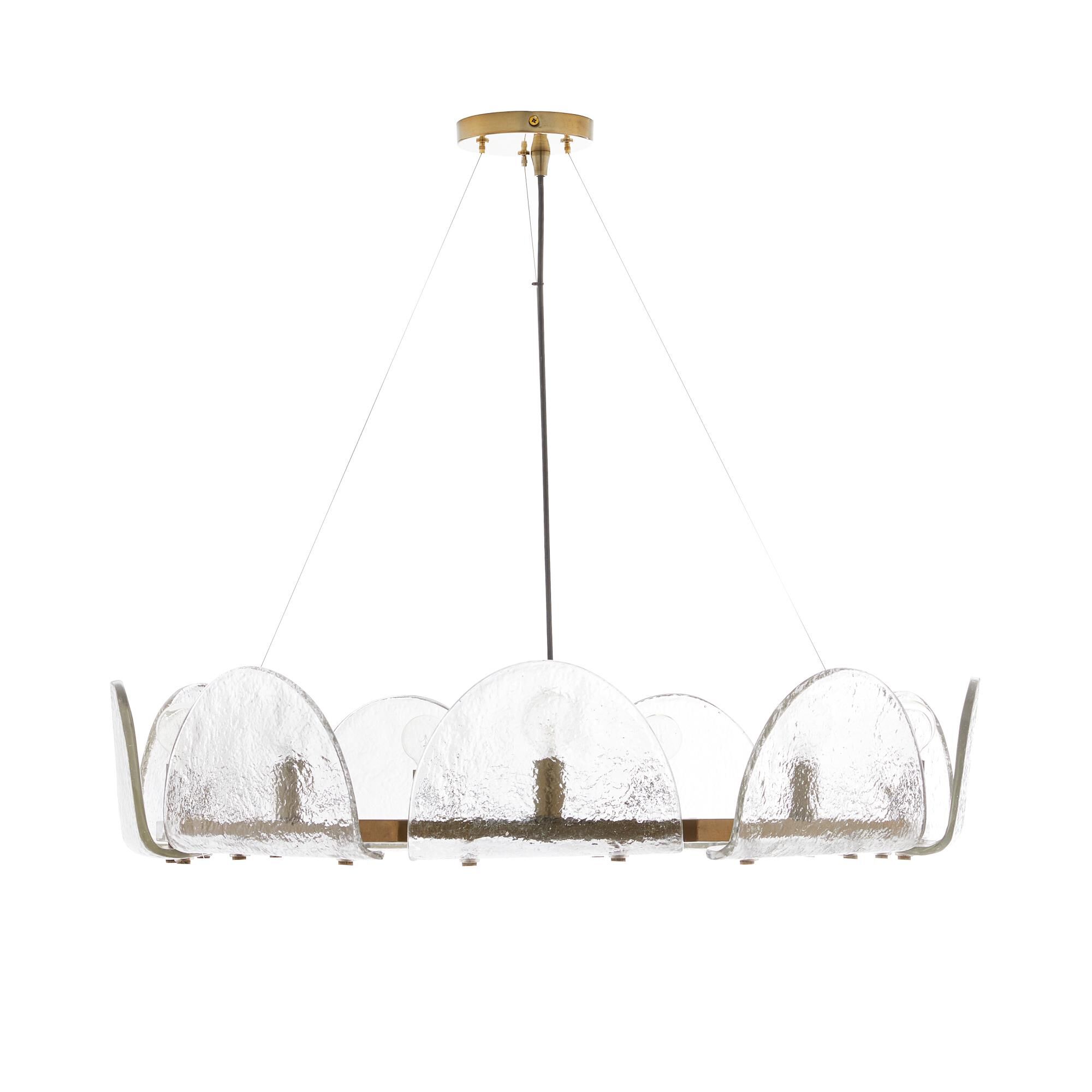 Mendez 29 Inch 9 Light Chandelier by Arteriors Home