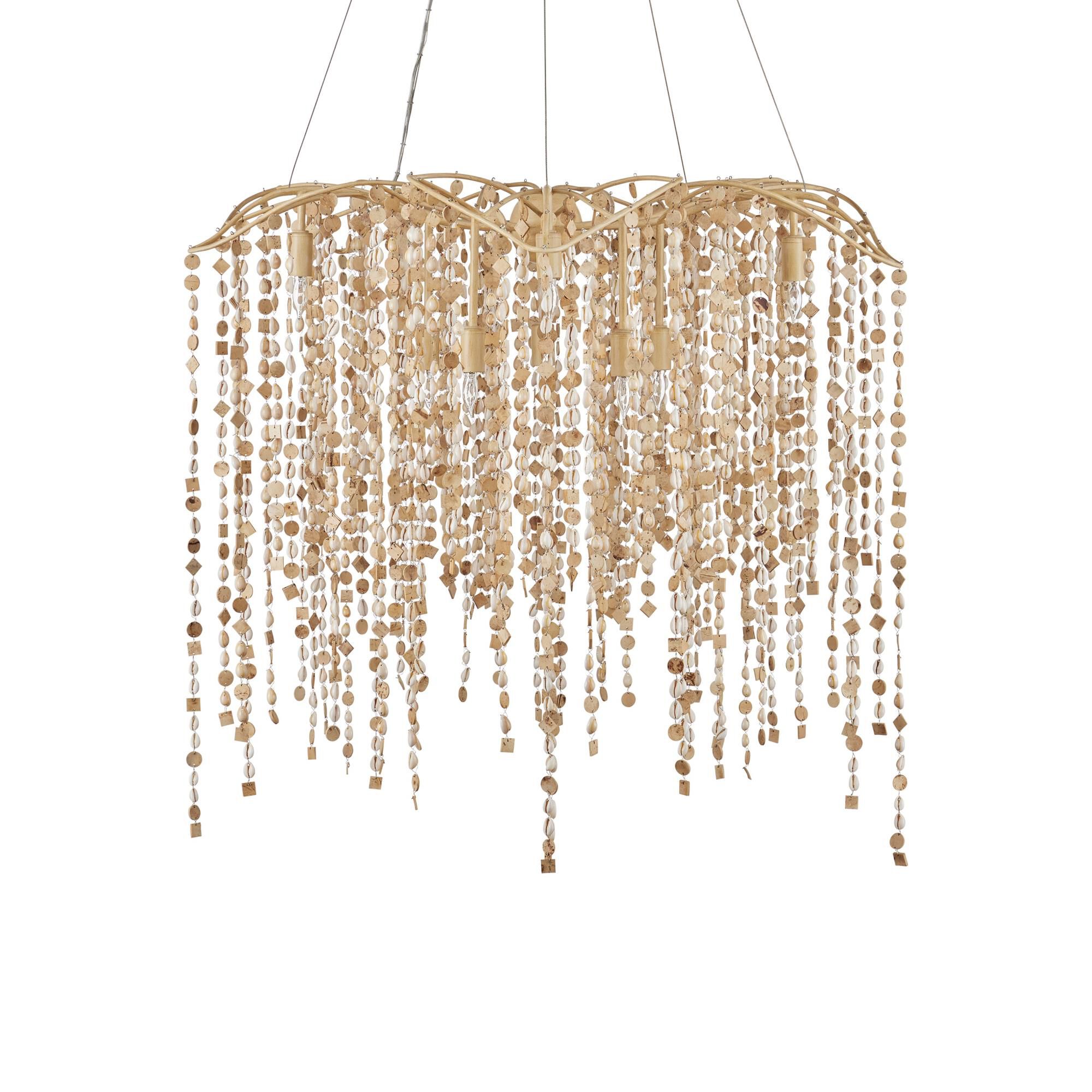 Kealia 36 Inch Chandelier by Currey and Company