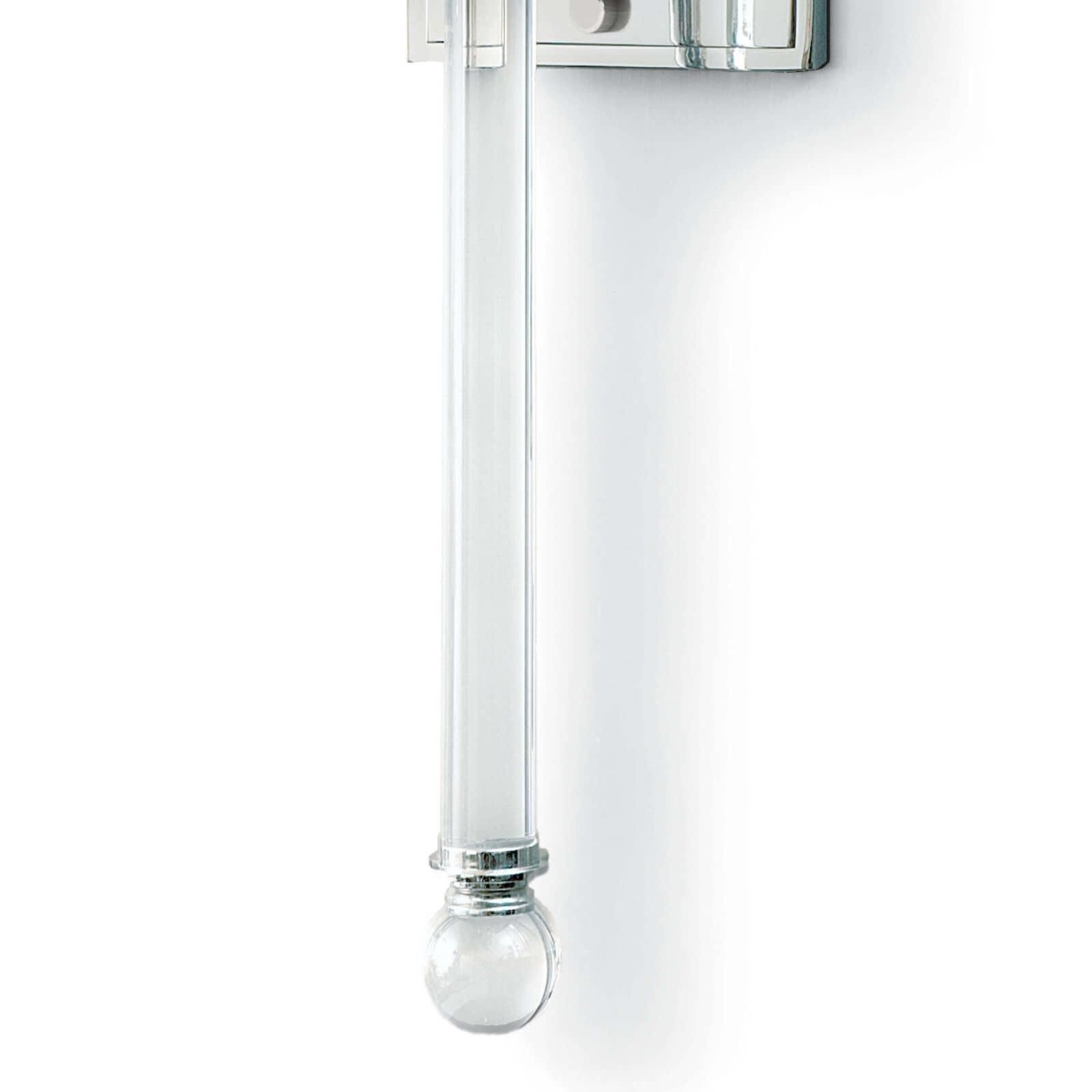 Shown in Polished Nickel finish and Linen shade