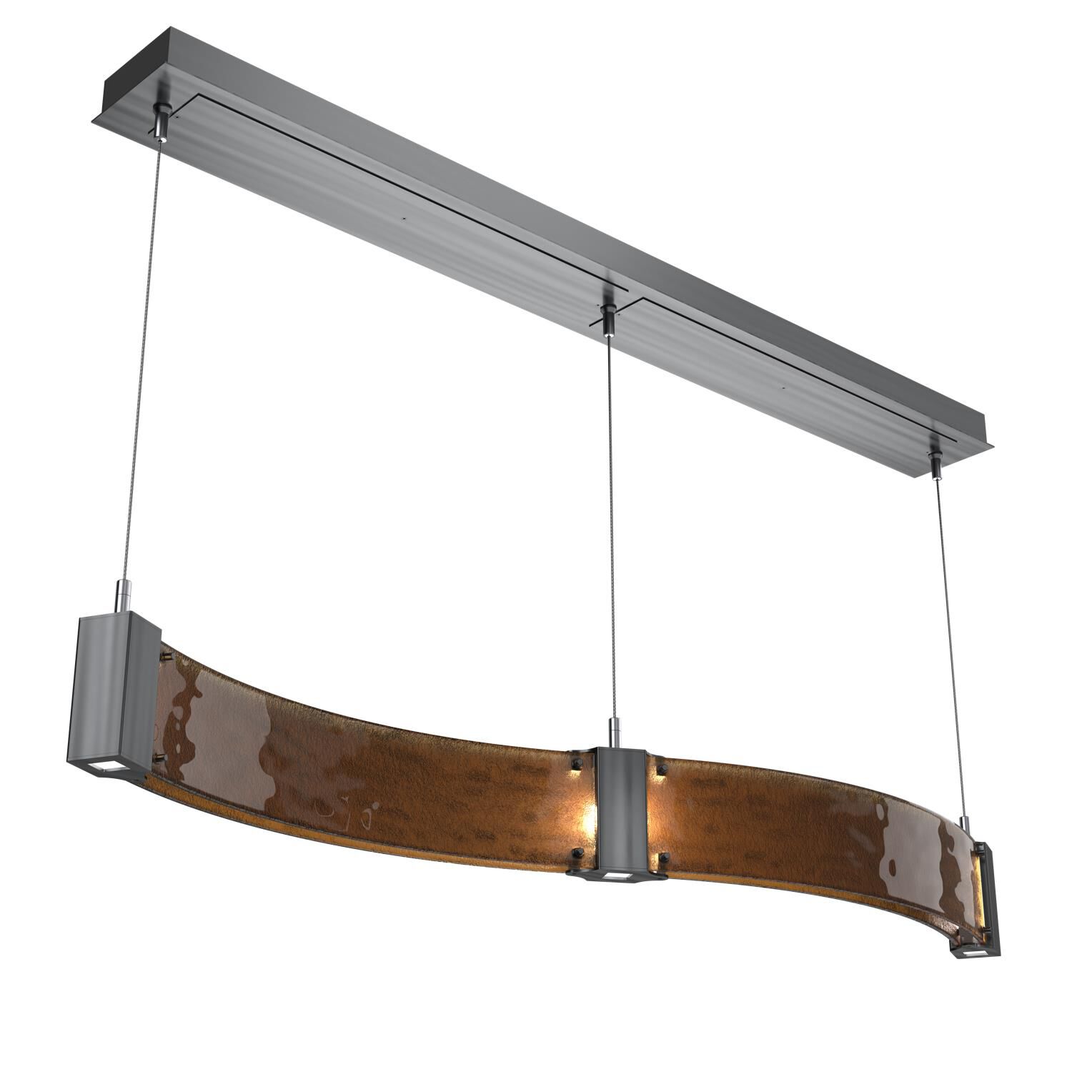 Parallel 48 Inch 7 Light LED Linear Suspension Light by Hammerton Studio