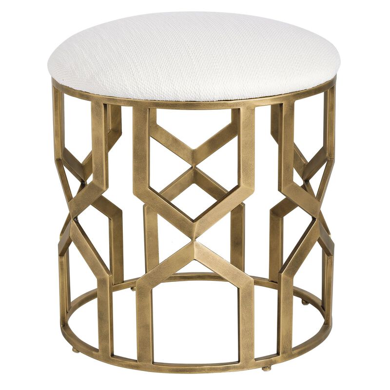 Trellis Stool by Uttermost