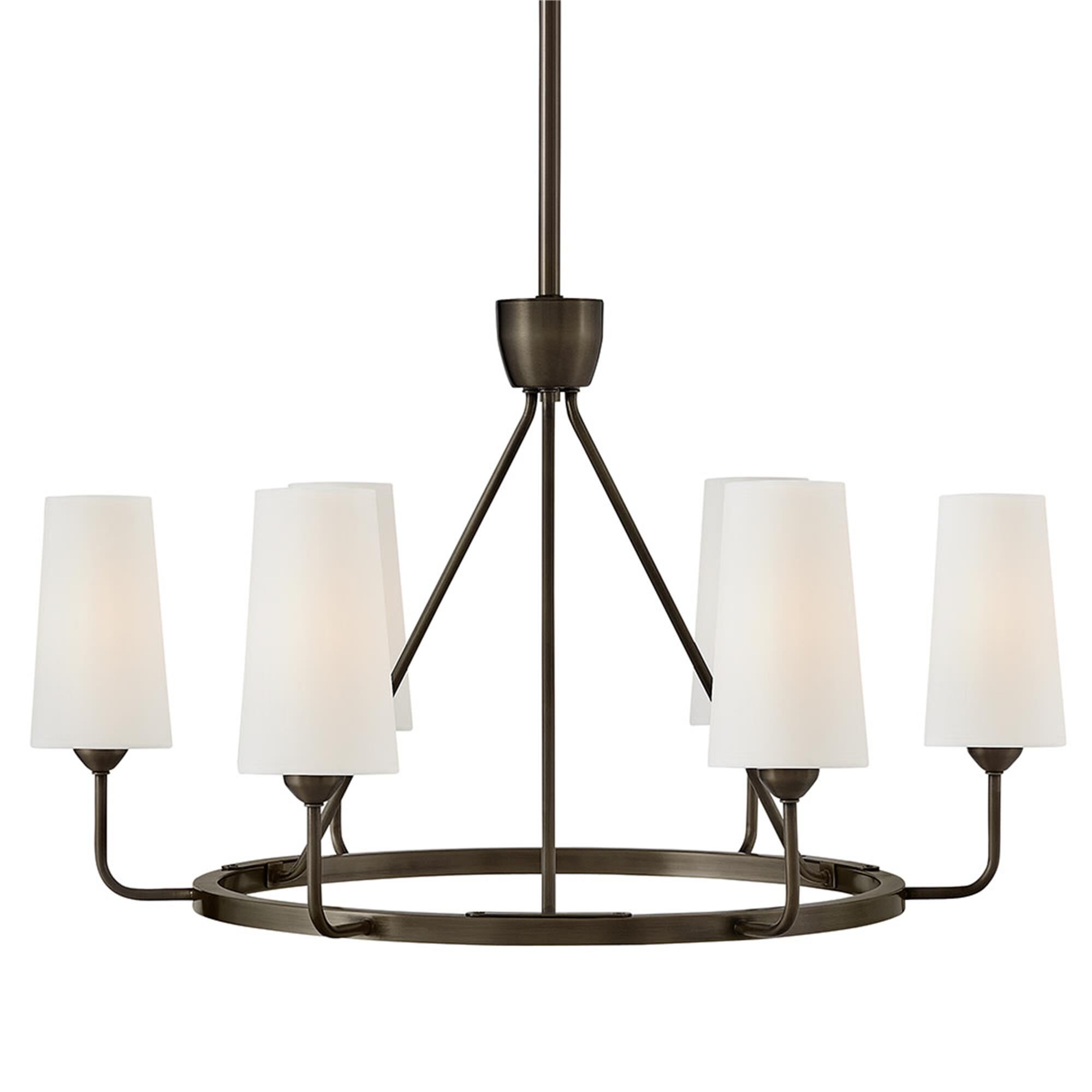 Shown in Black Oxide finish and Natural Paper shade