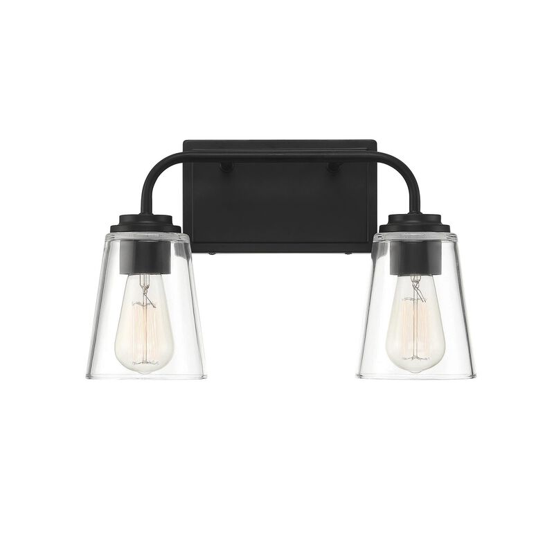 15 Inch 2 Light LED Bath Vanity Light by Meridian Lighting