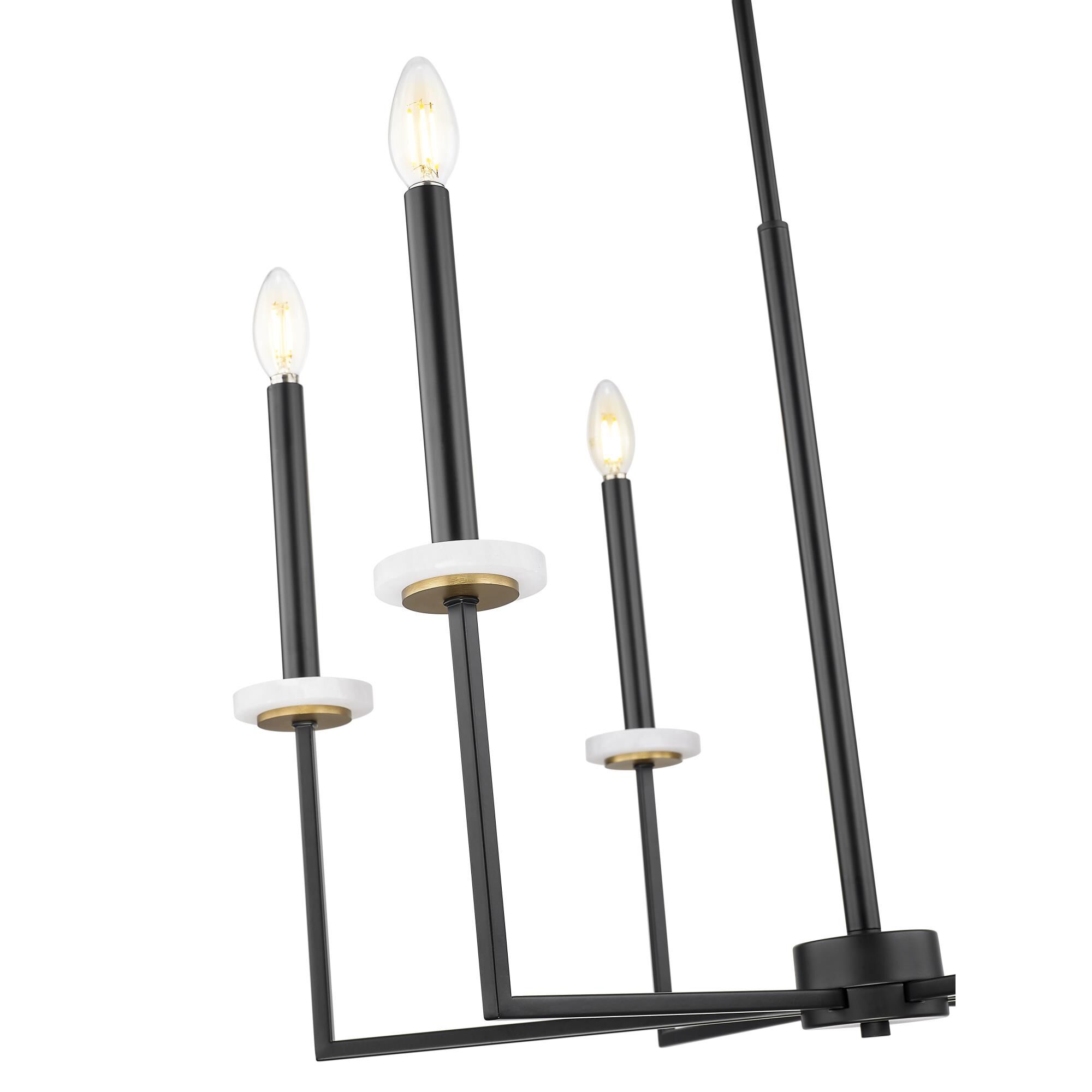 Shown in Matte Black and Modern Gold finish