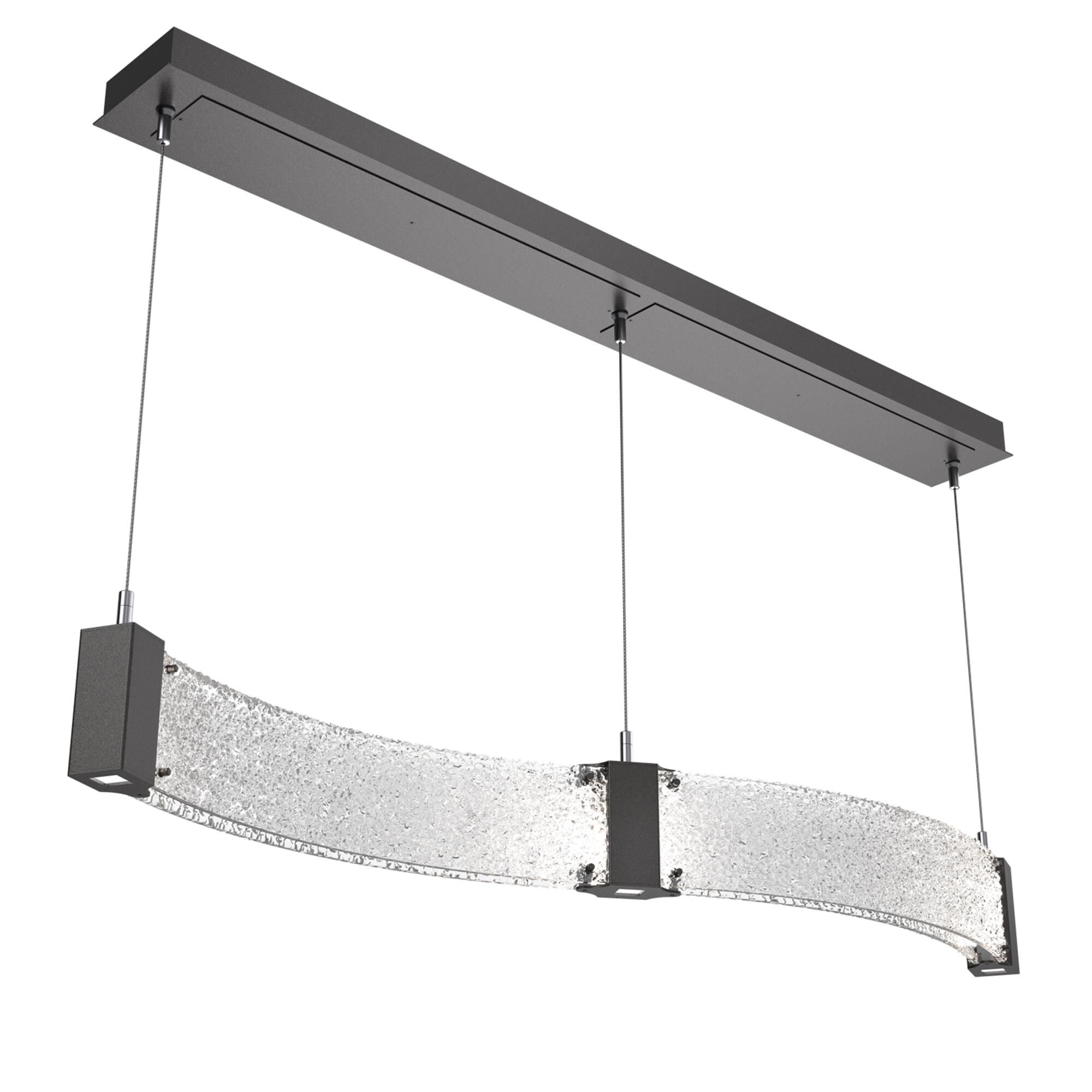 Shown in Graphite finish and Clear Rimelight glass