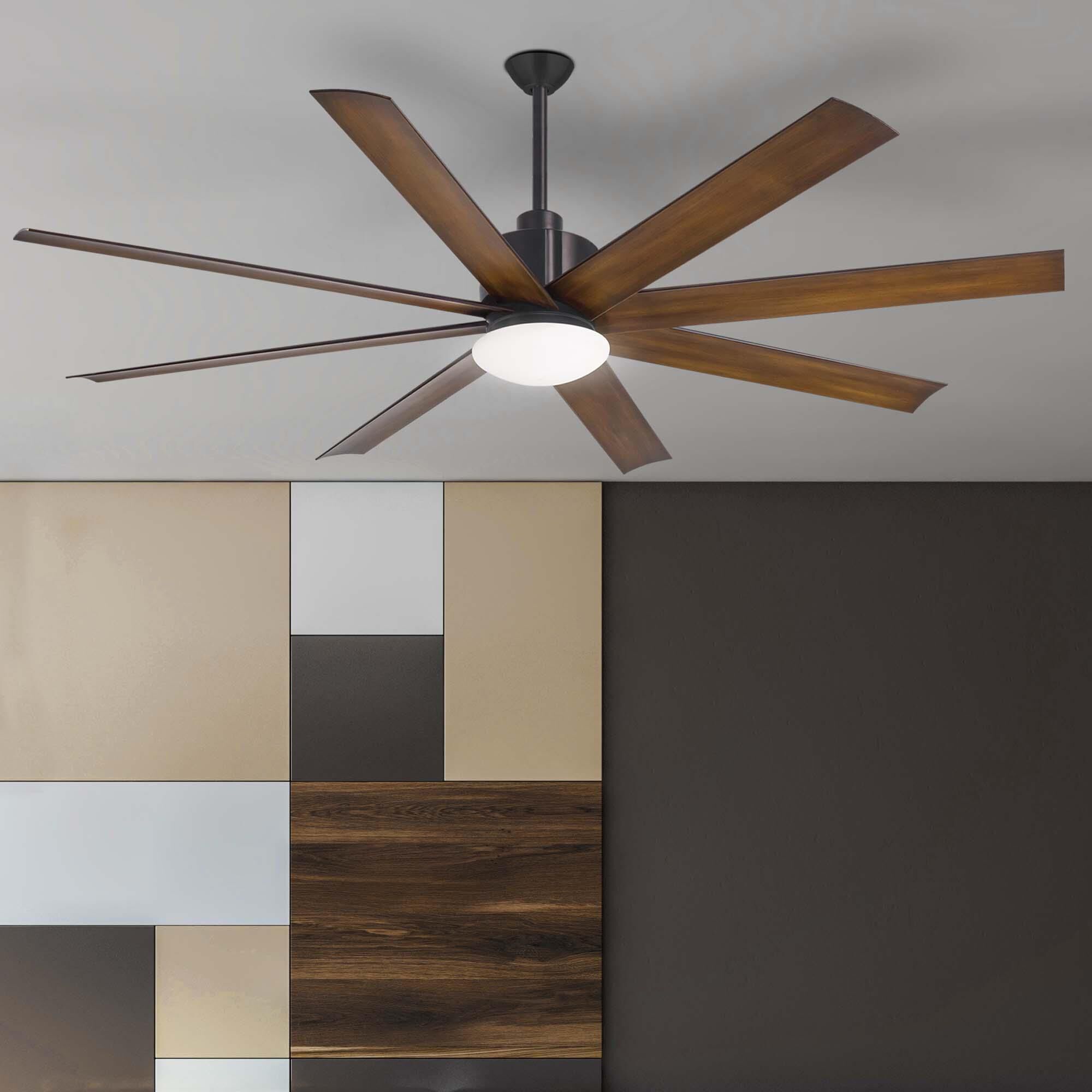 Slipstream 65 Inch Ceiling Fan with Light Kit,
