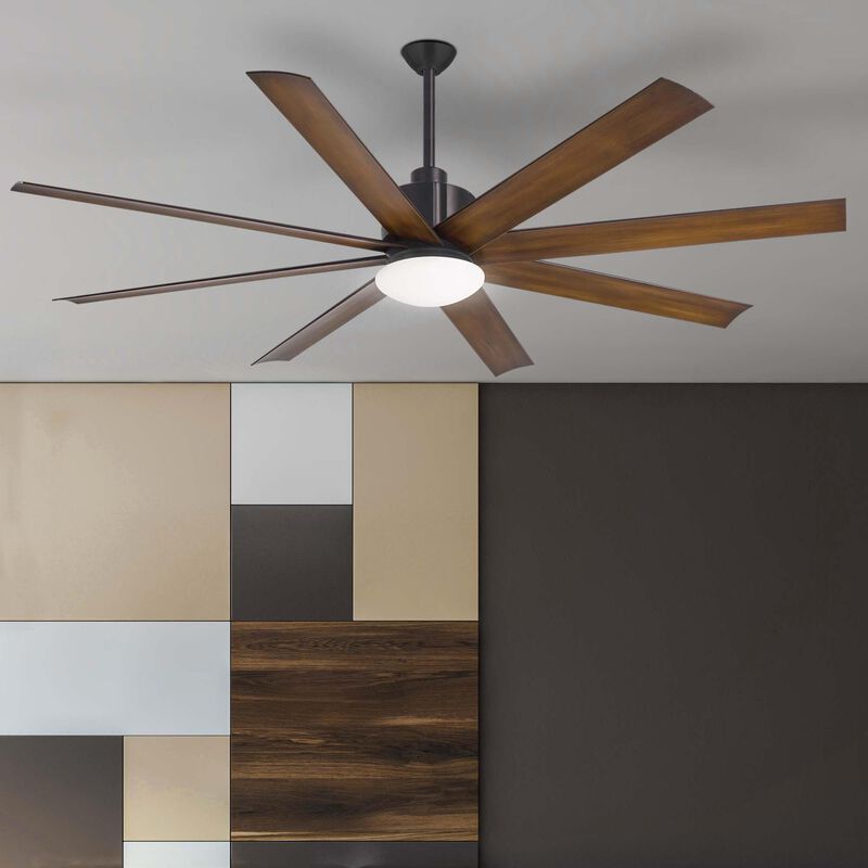 Slipstream 65 Inch Ceiling Fan with Light Kit by Minka Aire