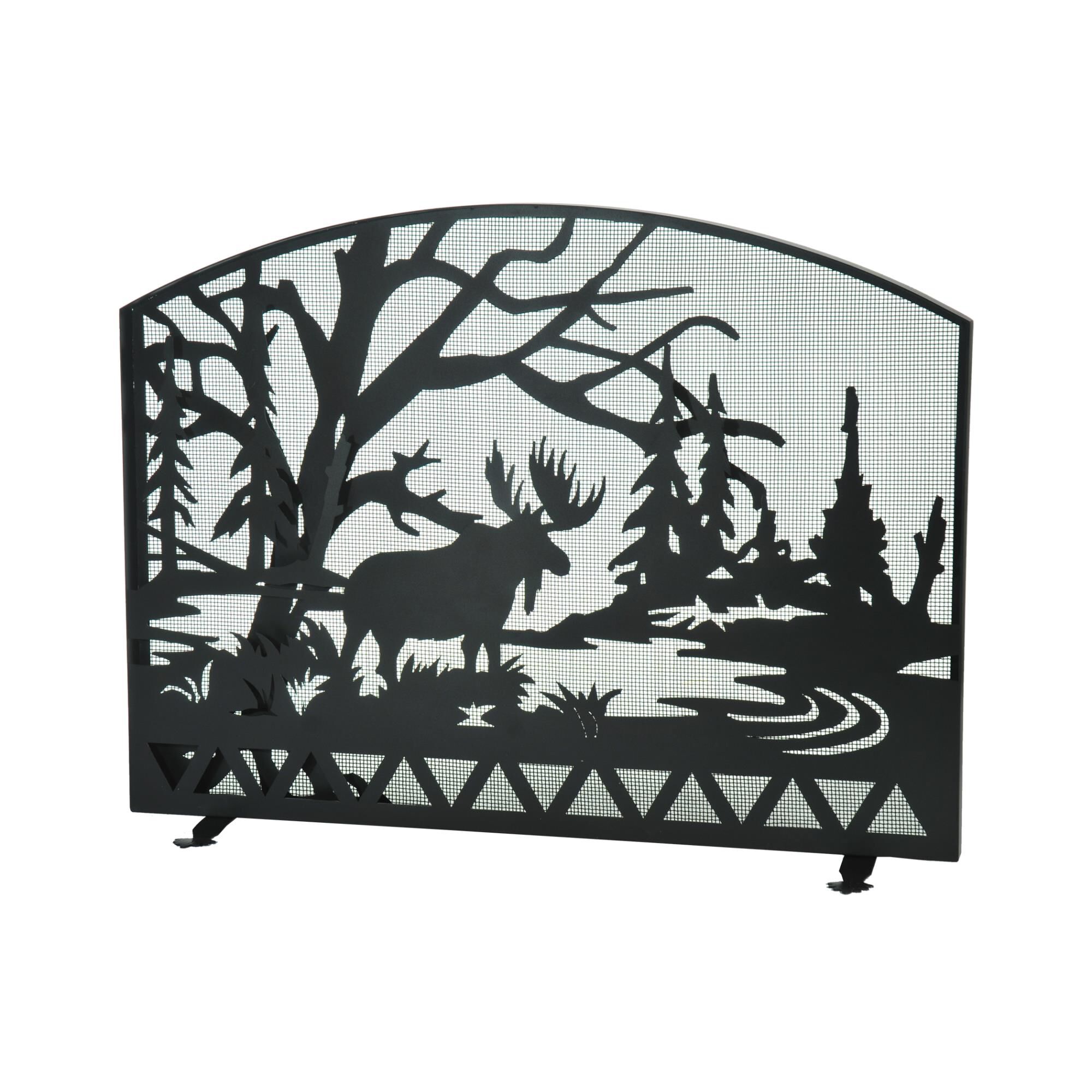 Moose Creek Fireplace Screen by Meyda Lighting