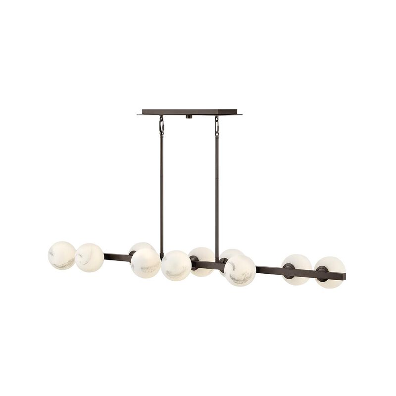 Selene Medium Linear Chandelier by Fredrick Ramond
