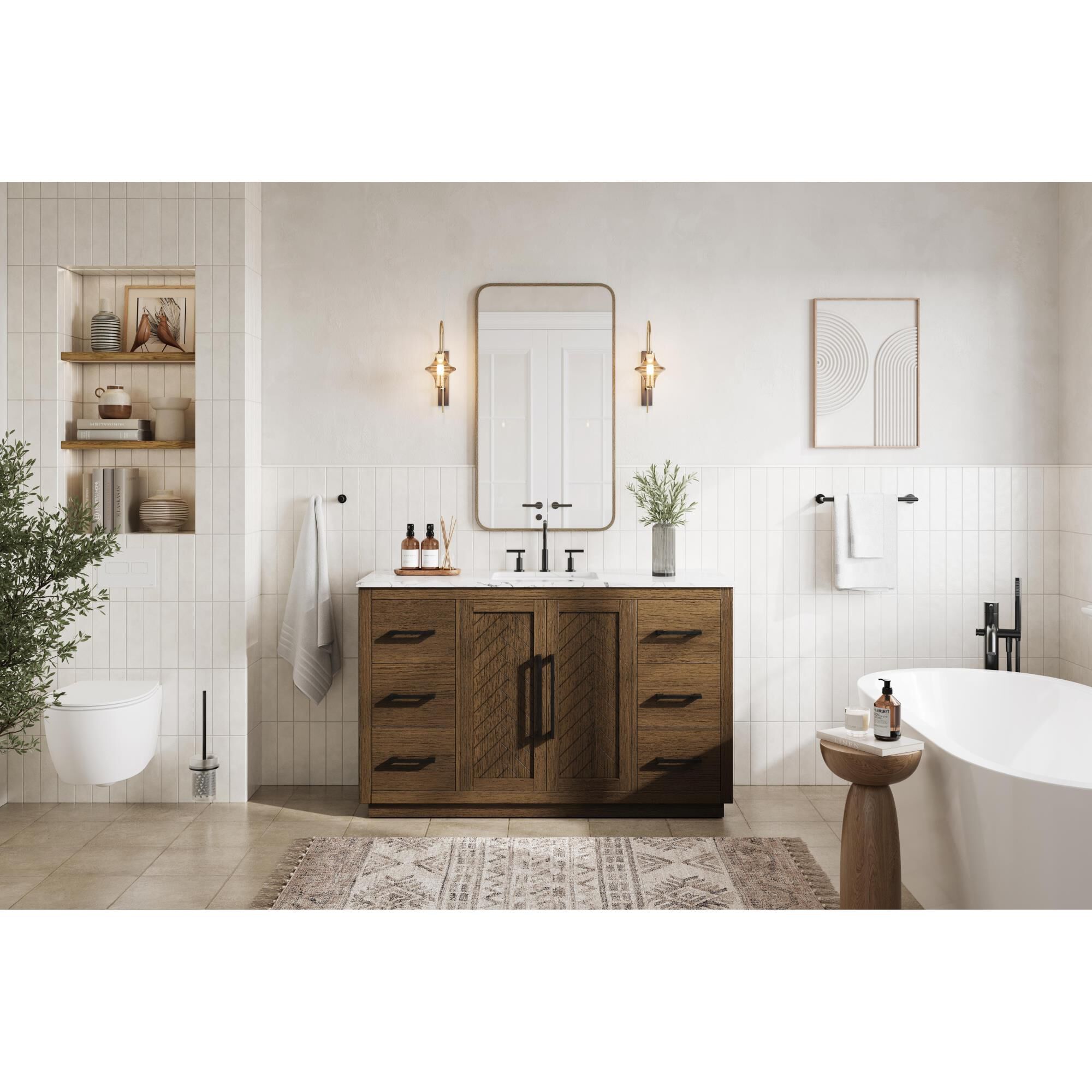 Chase 54 Inch Bath Vanity by Elegant Dcor