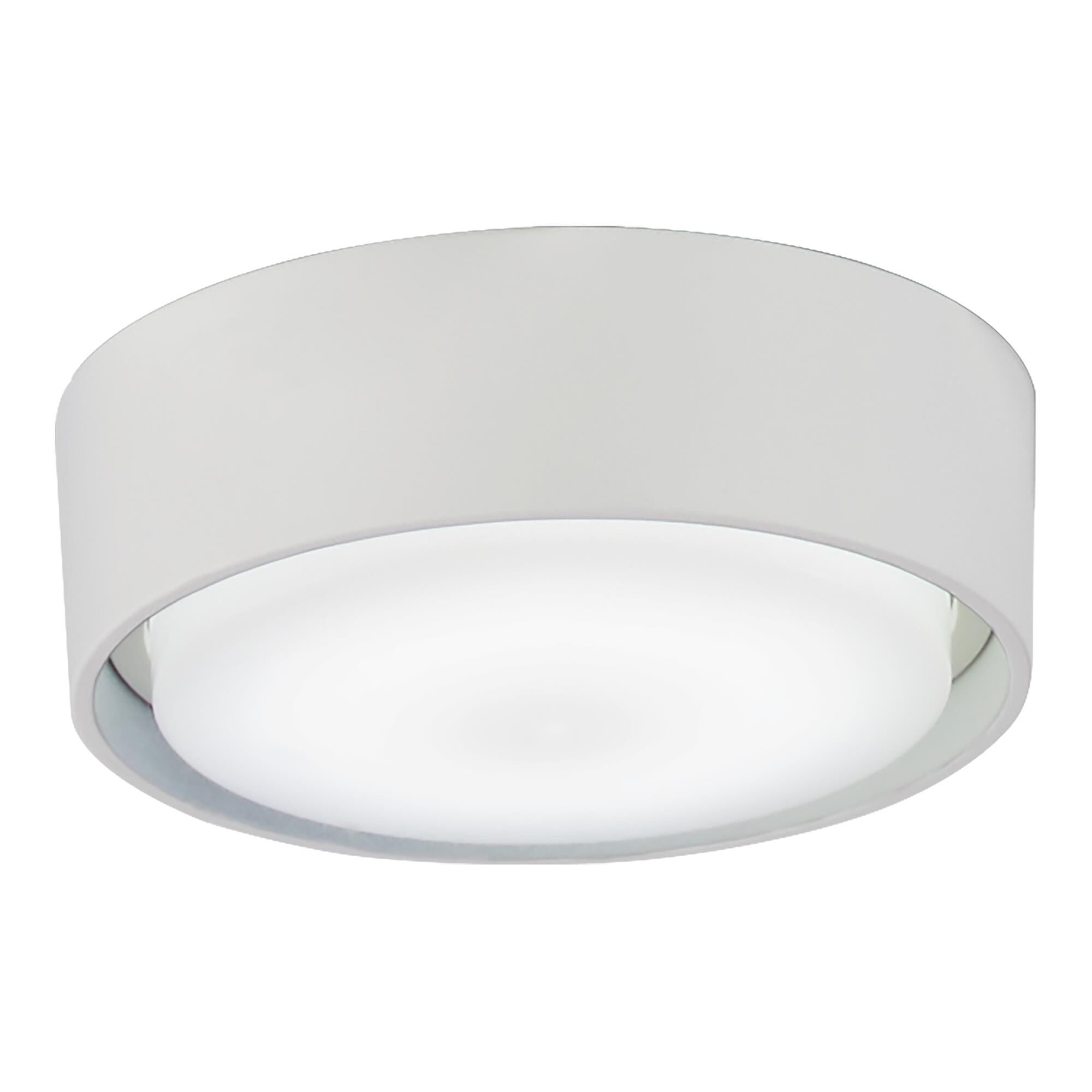 Shown in Flat White finish and Etched White glass