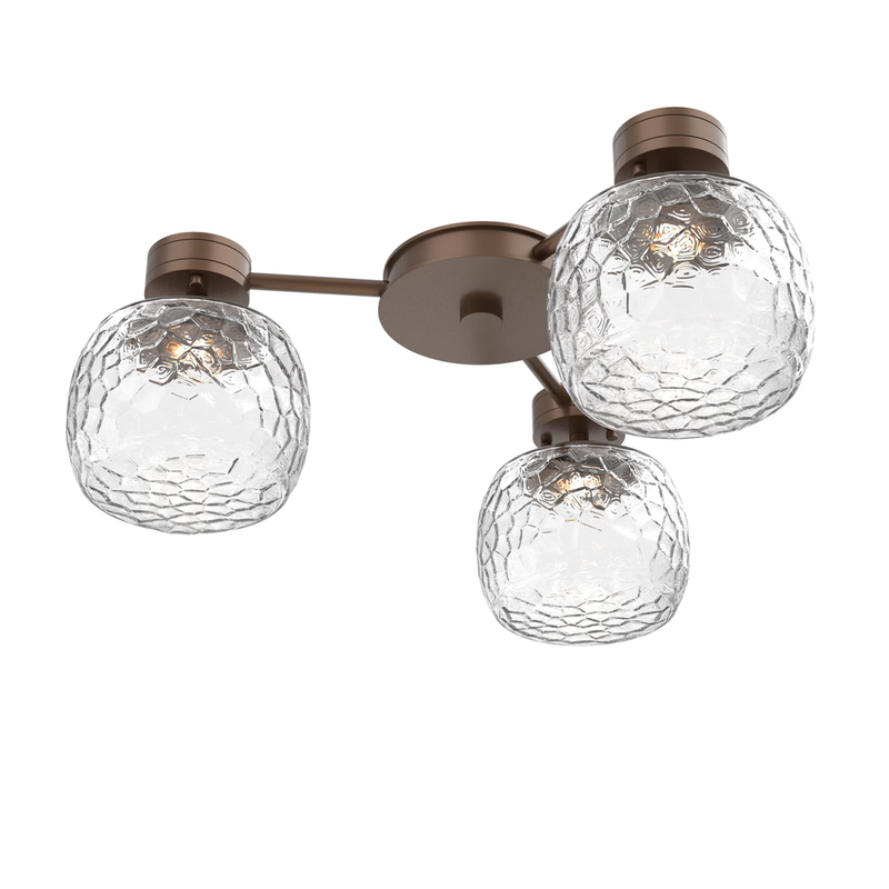 Levi Wilson Vessel 24 Inch Semi Flush Mount by Hammerton Studio