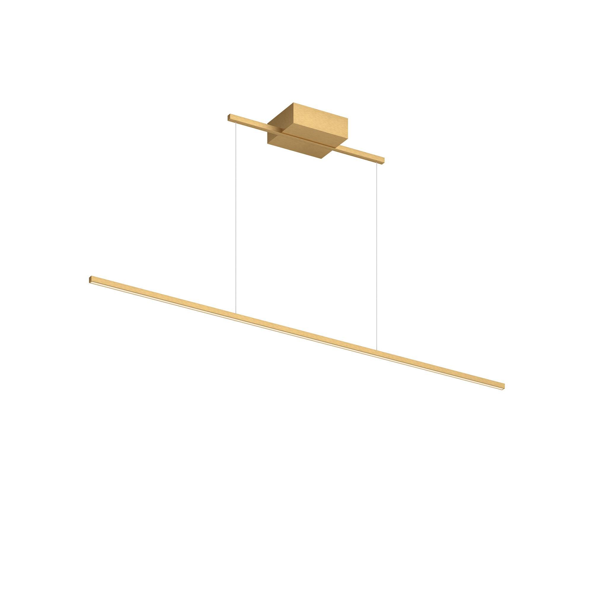 Shown in Brushed Gold finish and White Acrylic Diffuser shade