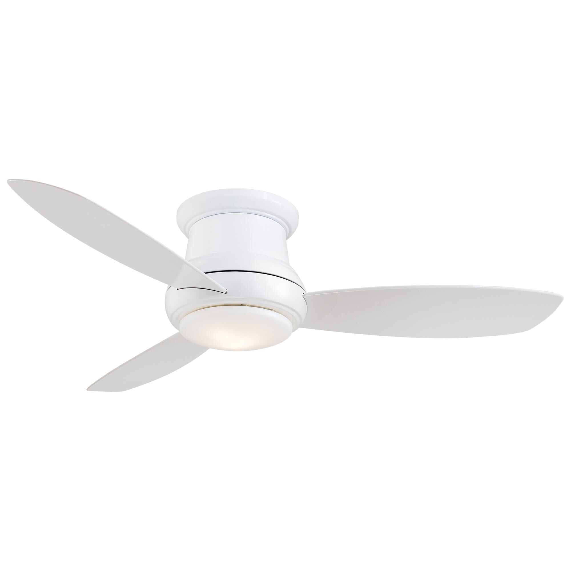 Concept 52 Inch Flush Mount Fan with Light Kit,
