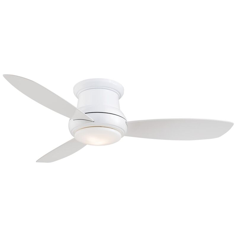 Concept 52 Inch Flush Mount Fan with Light Kit by Minka Aire