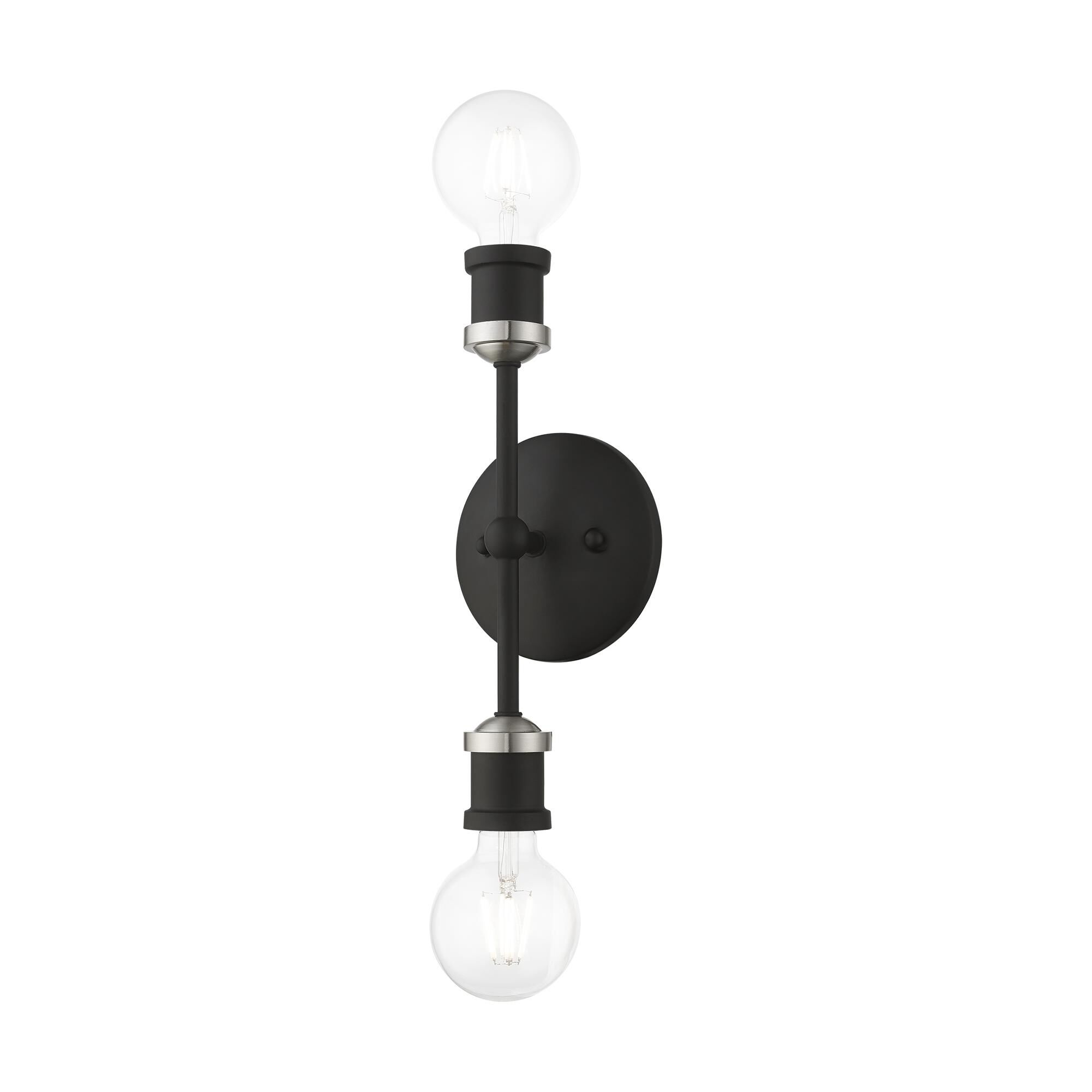 Shown in Black with Brushed Nickel Accents finish
