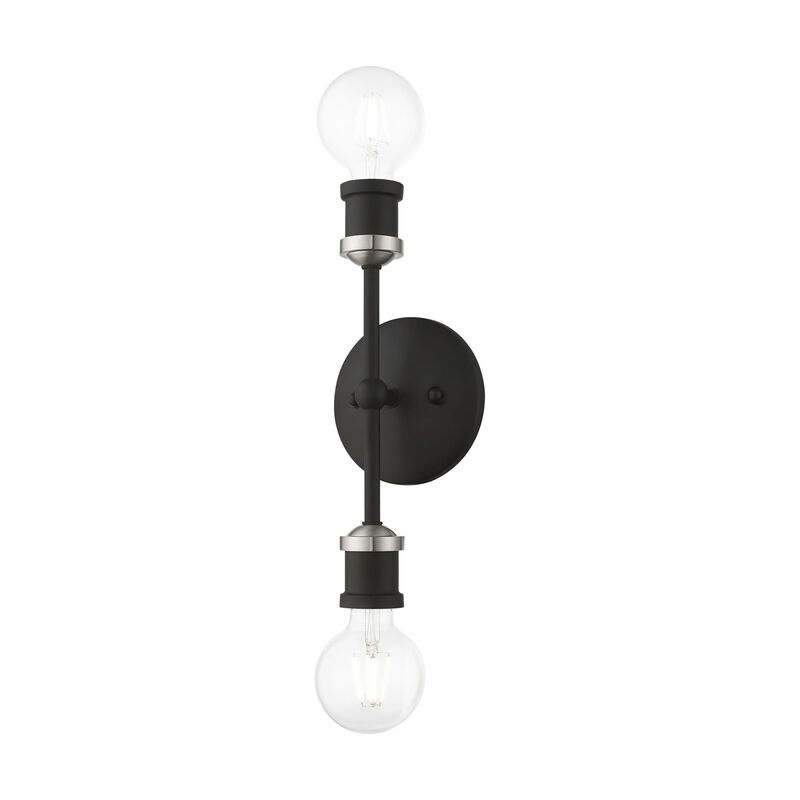 Lansdale 12 Inch 2 Light Bath Vanity Light by Livex Lighting