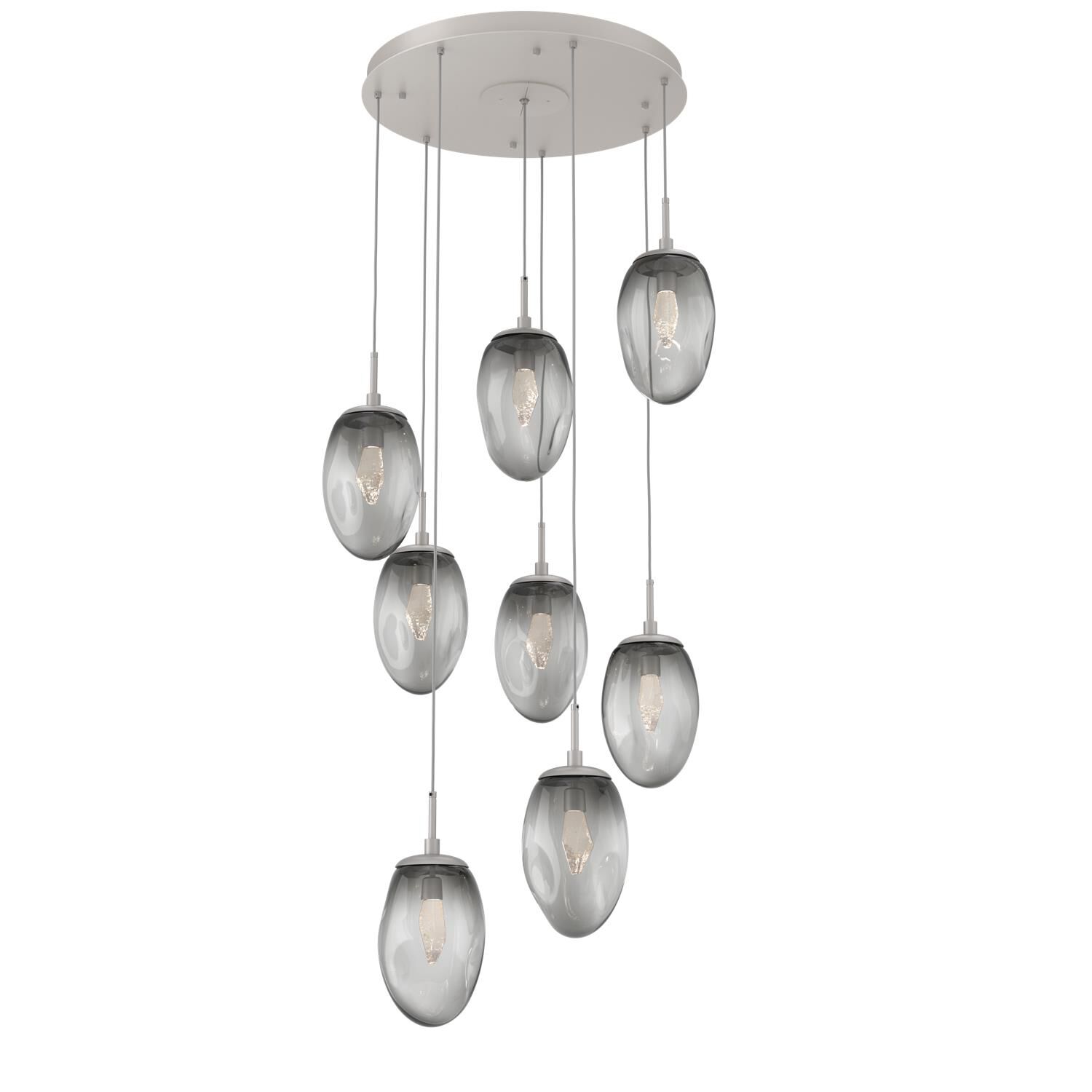 Levi Wilson Nebula 31 Inch 8 Light LED Multi Light Pendant by Hammerton Studio
