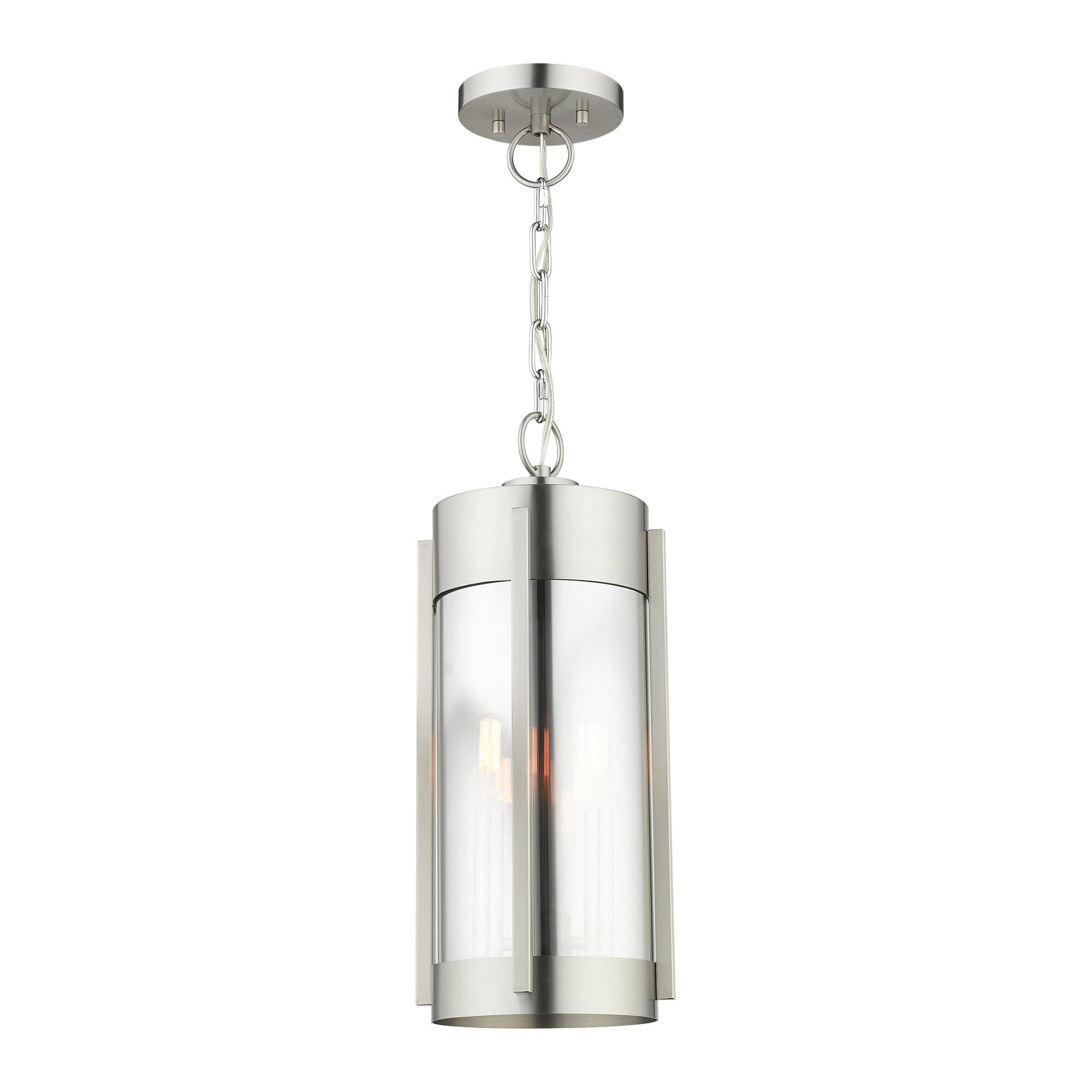 Sheridan 18 Inch Tall 2 Light Outdoor Hanging Lantern by Livex Lighting