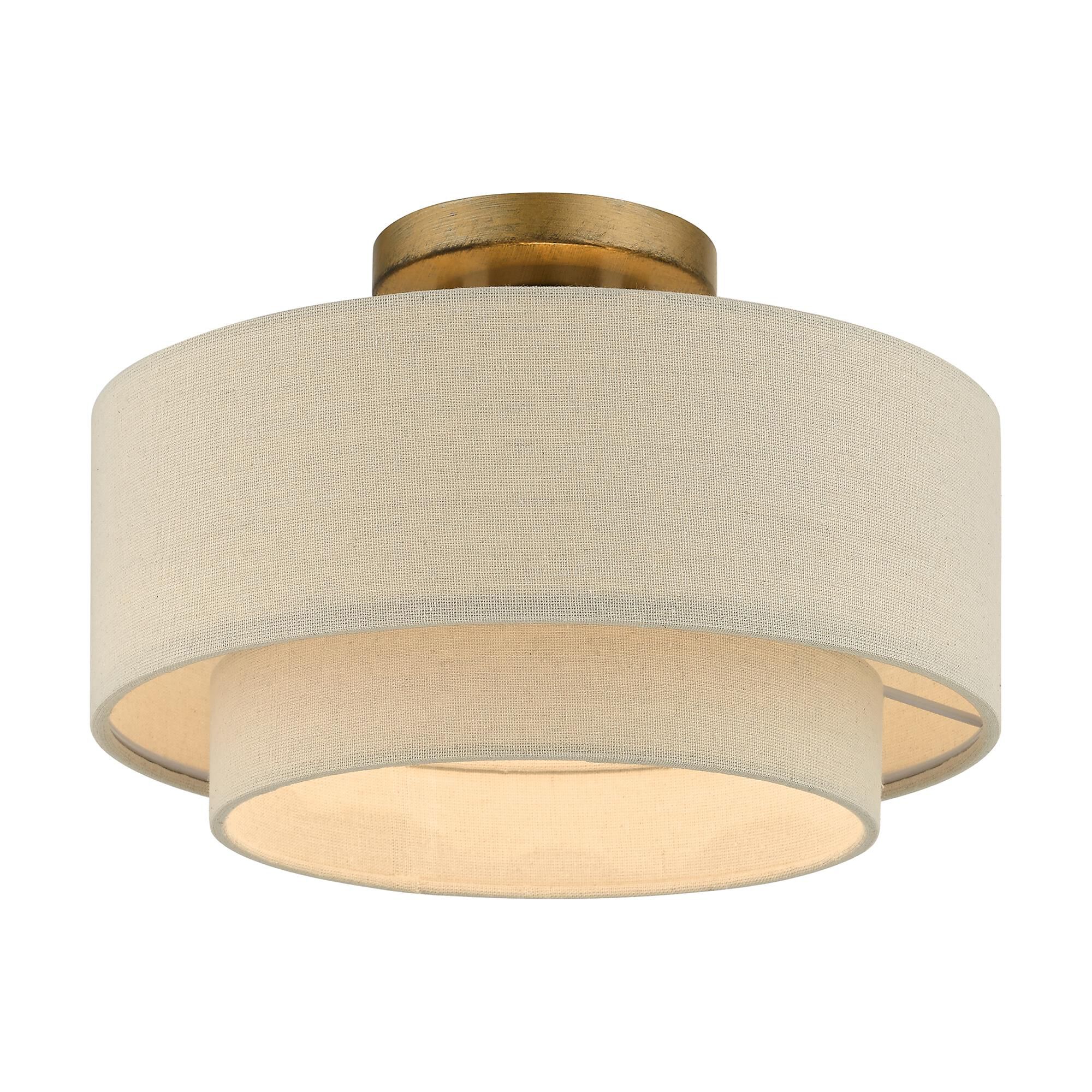 Bellingham 13 Inch 1 Light Semi Flush Mount by Livex Lighting