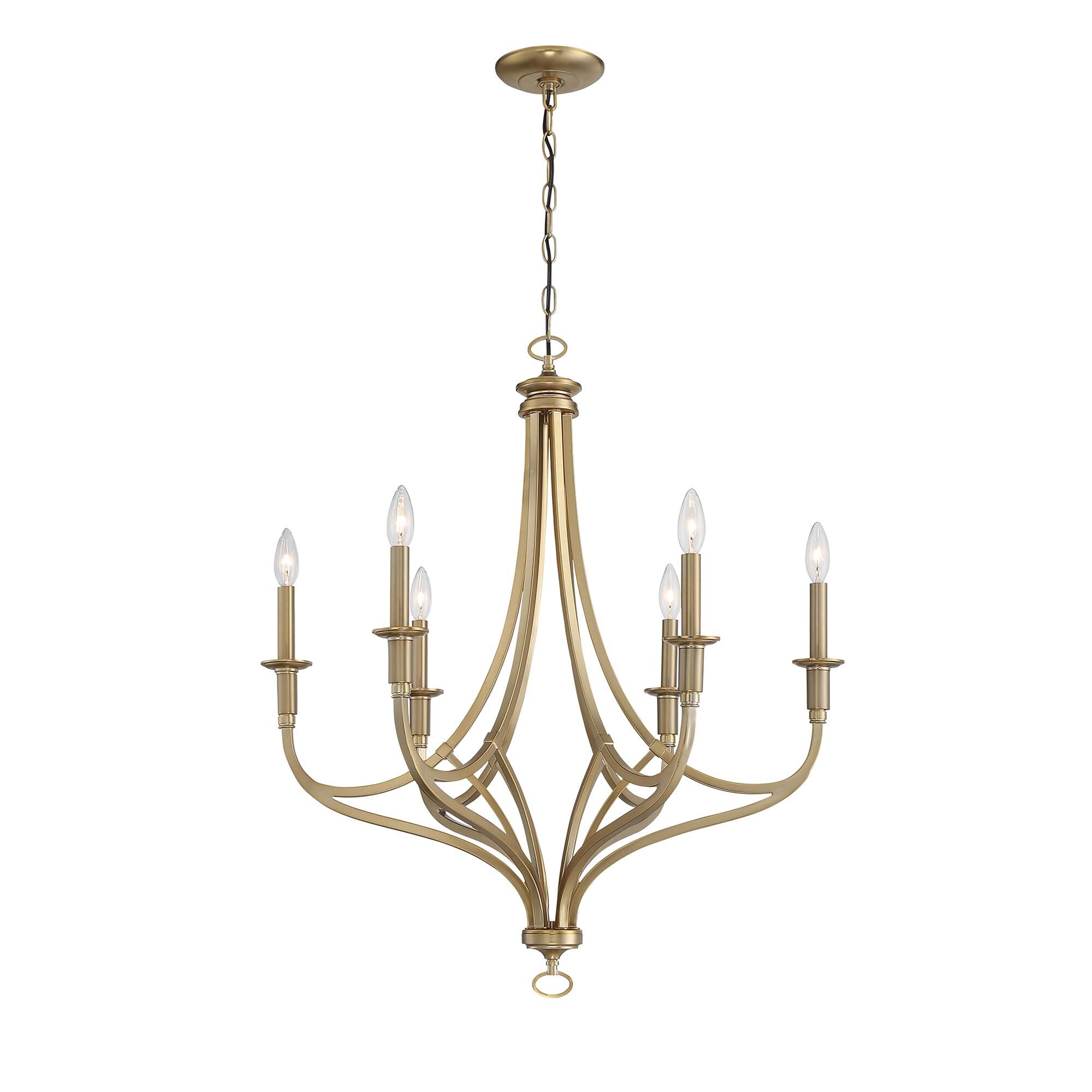 Shown in Brushed Honey Gold finish