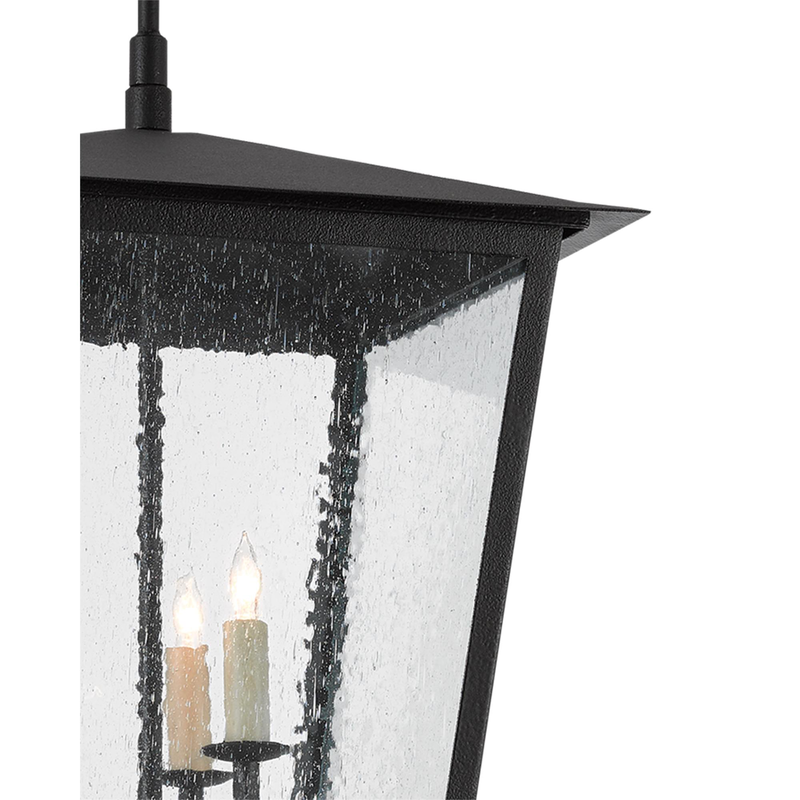 Bening Medium Outdoor Hanging Lantern by Currey & Company