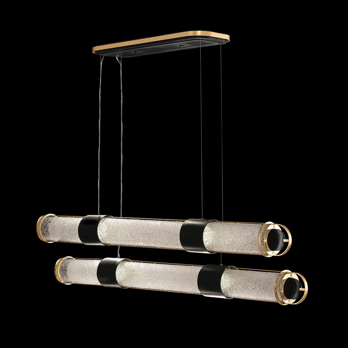 Bond Linear Suspension Light by Fine Art Handcrafted Lighting