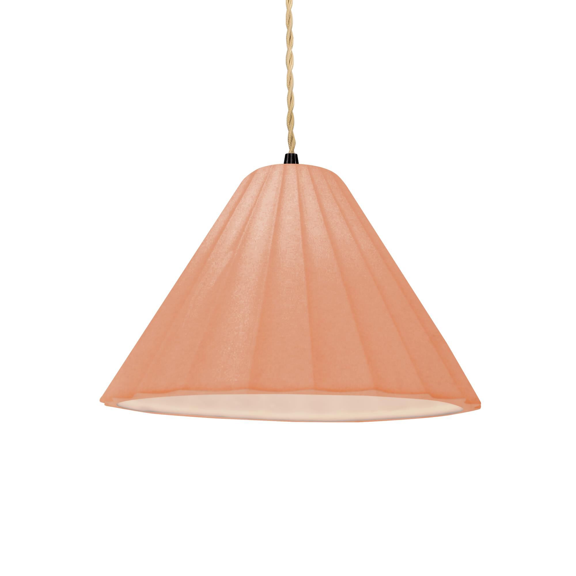 Fluted 11 Inch Mini Pendant by Justice Design Group