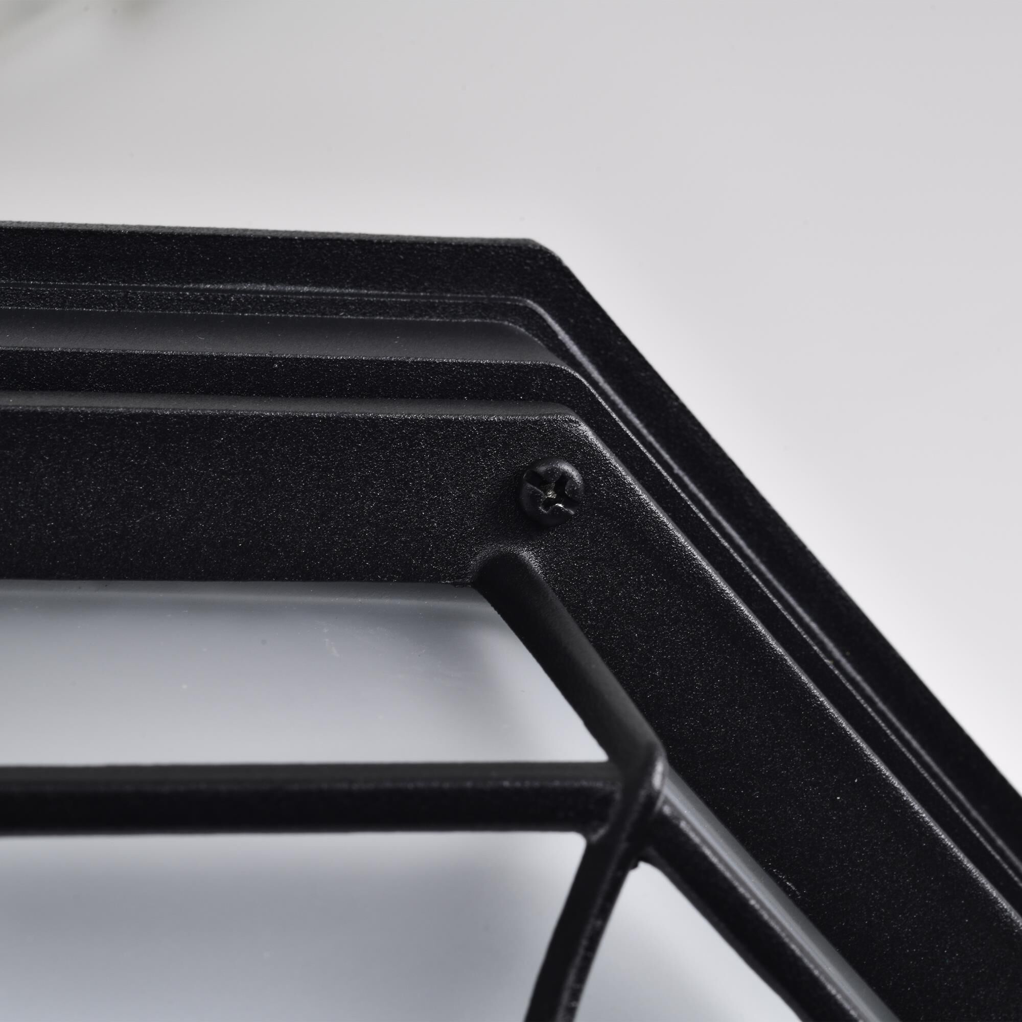 Shown in Black finish and Frosted glass