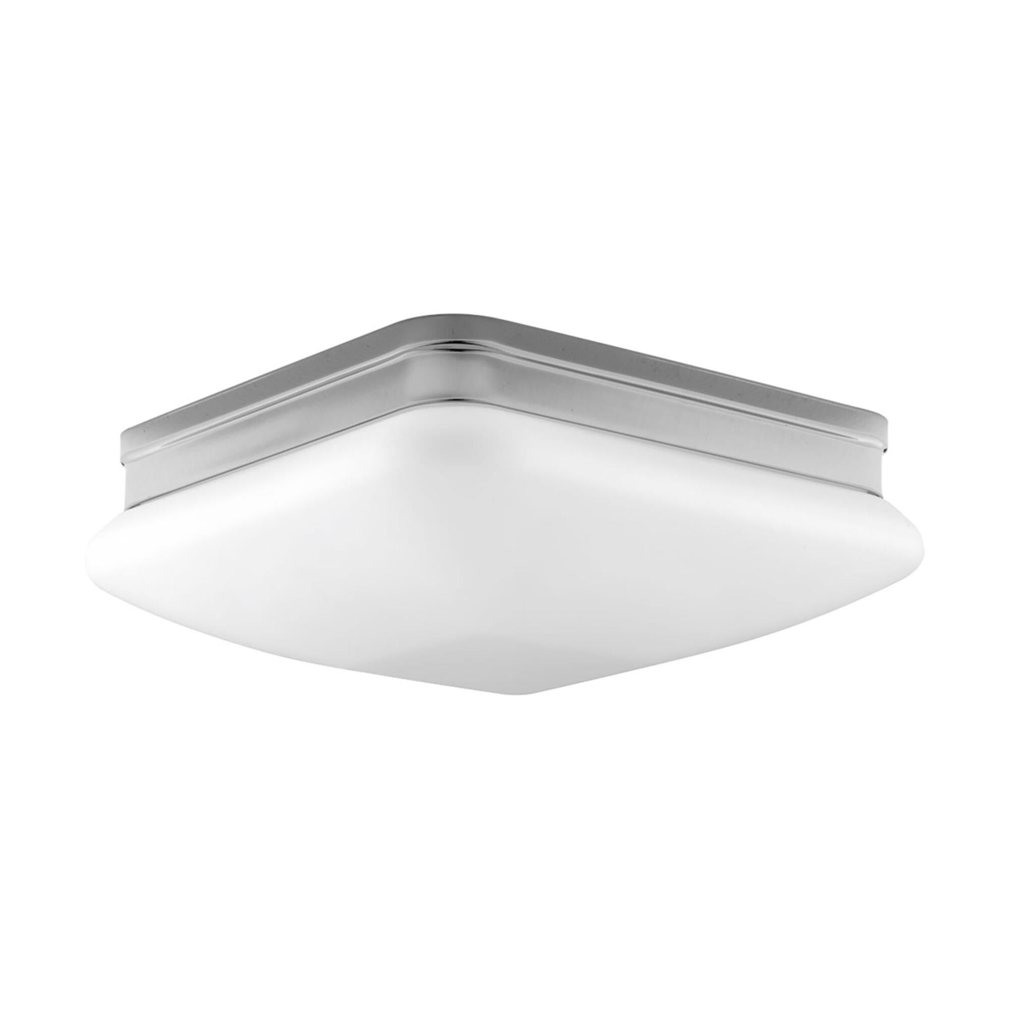 Shown in Polished Chrome finish and Etched opal glass 