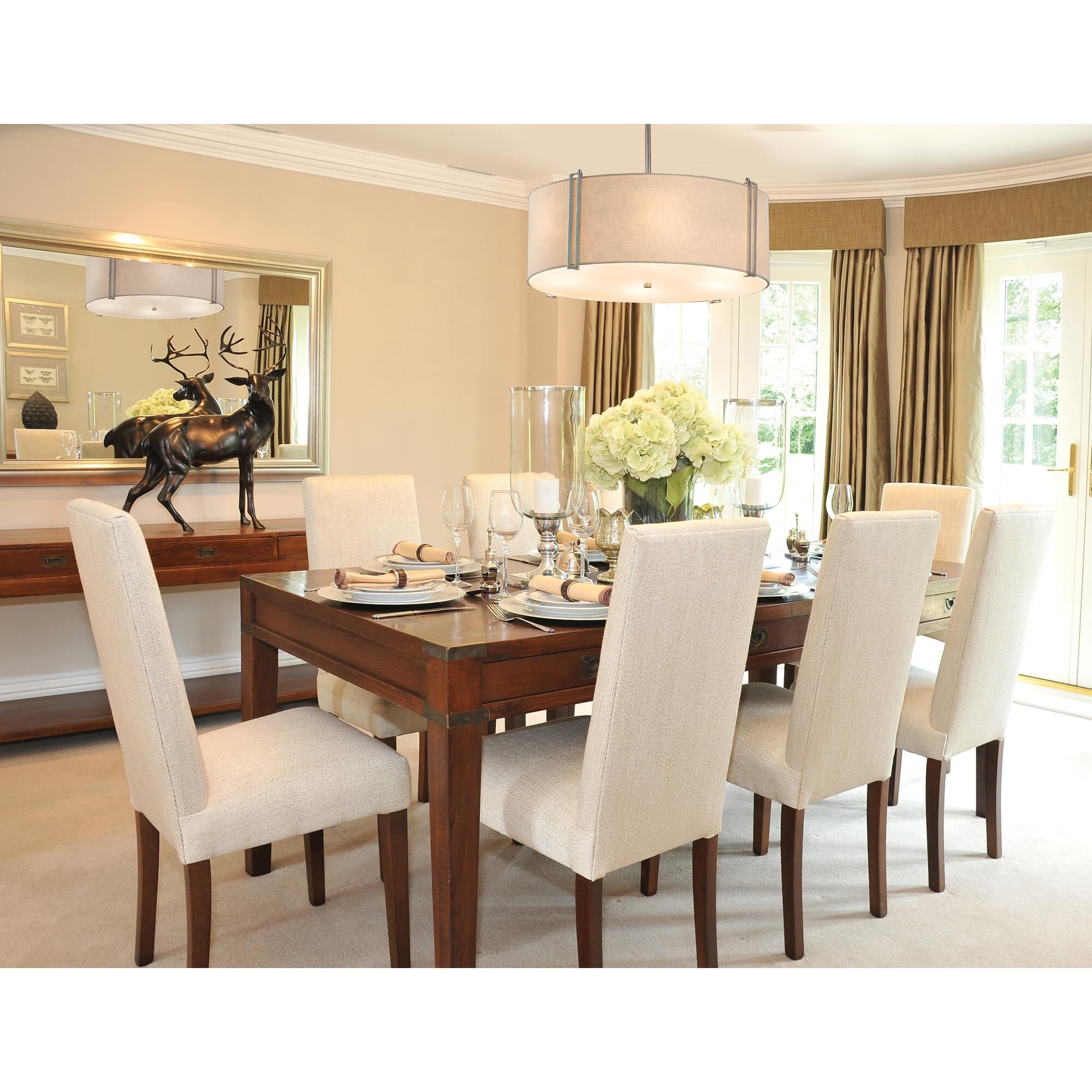 Textile 24 Inch Large Pendant by Justice Design Group