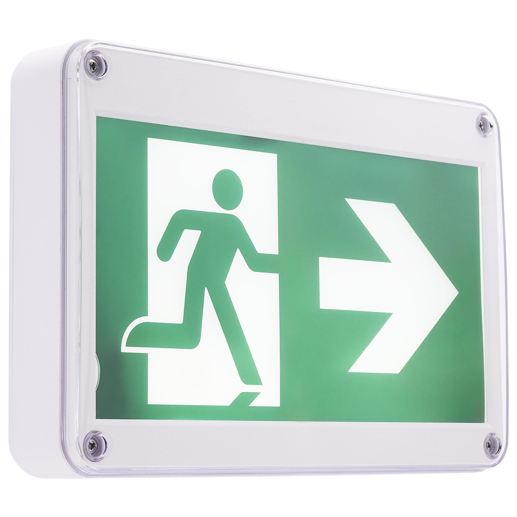 13 Inch Commercial Emergency & Exit Sign Light by Satco