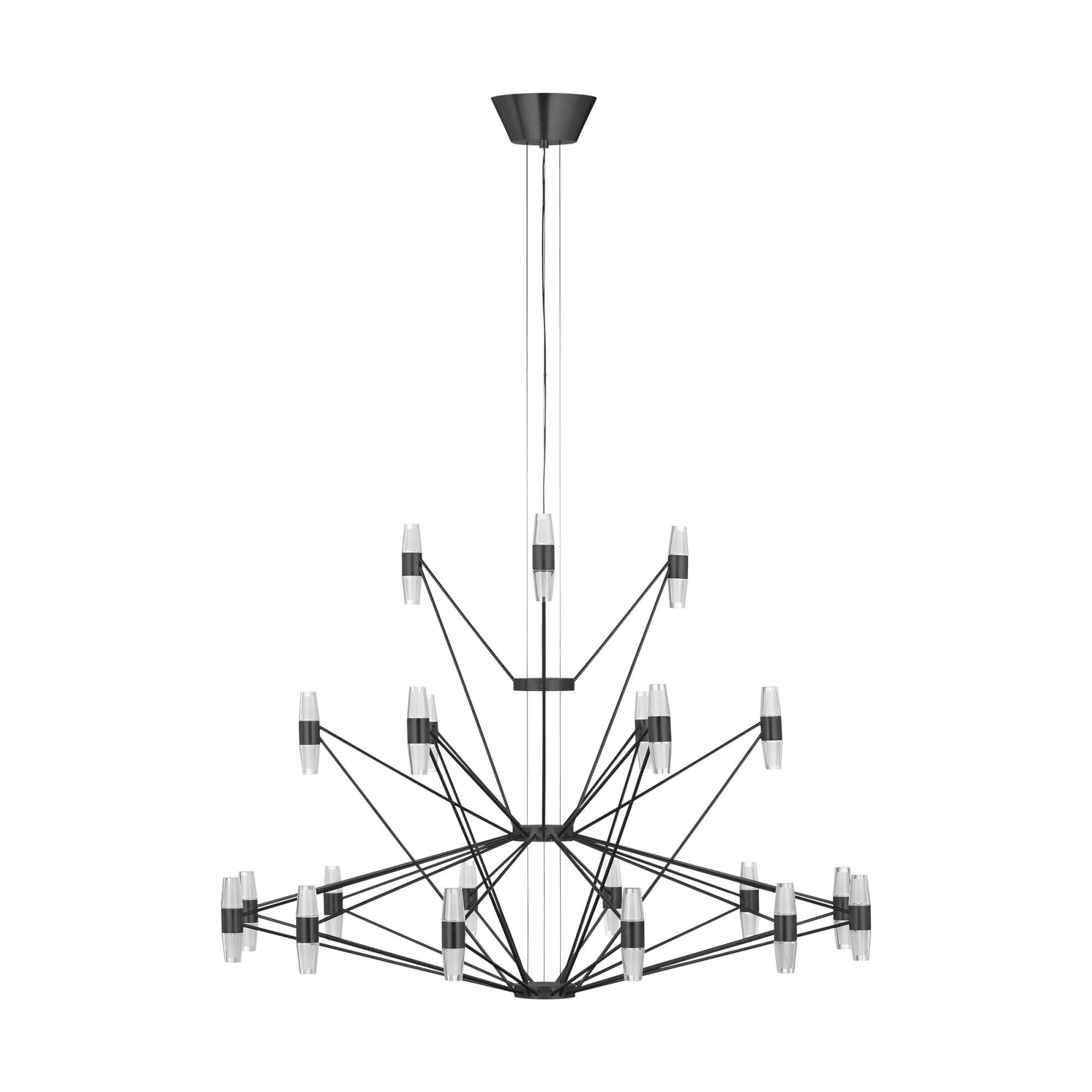 Sean Lavin Lassell 46 Inch 42 Light Chandelier by Visual Comfort Modern Collection