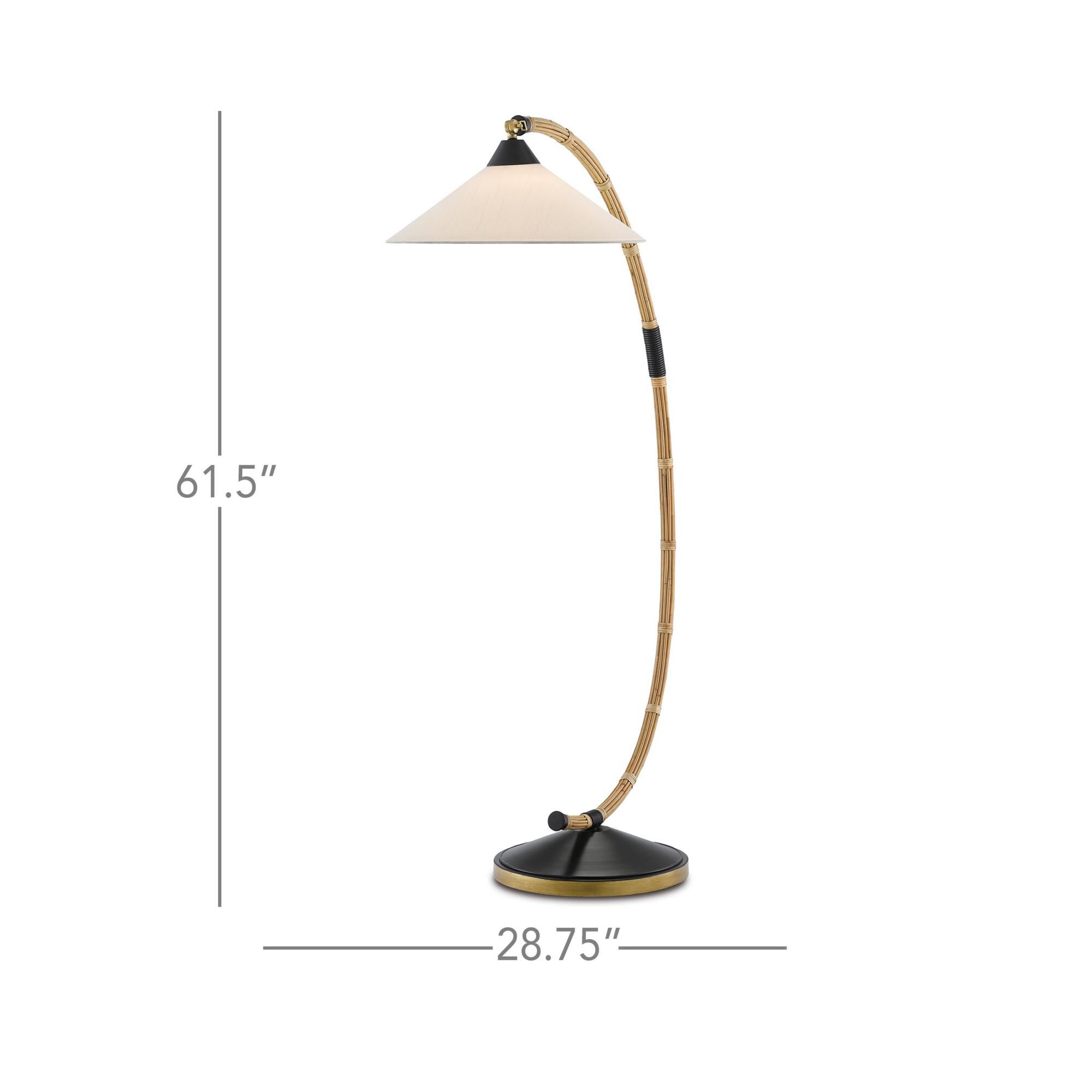 Lisbon 61 Inch Floor Lamp by Currey and Company