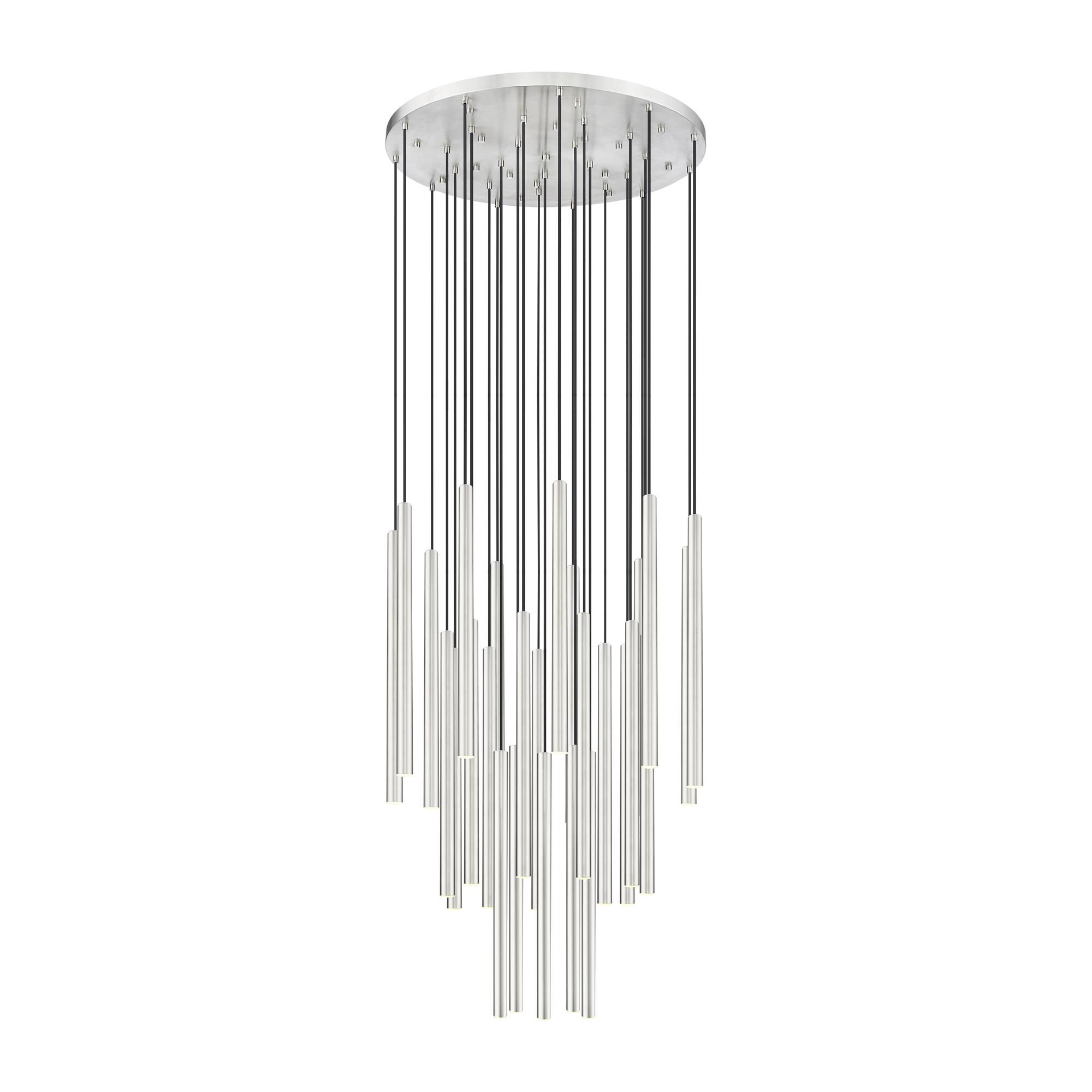 Shown in Brushed Nickel finish and Brushed Nickel glass and Brushed Nickel shade