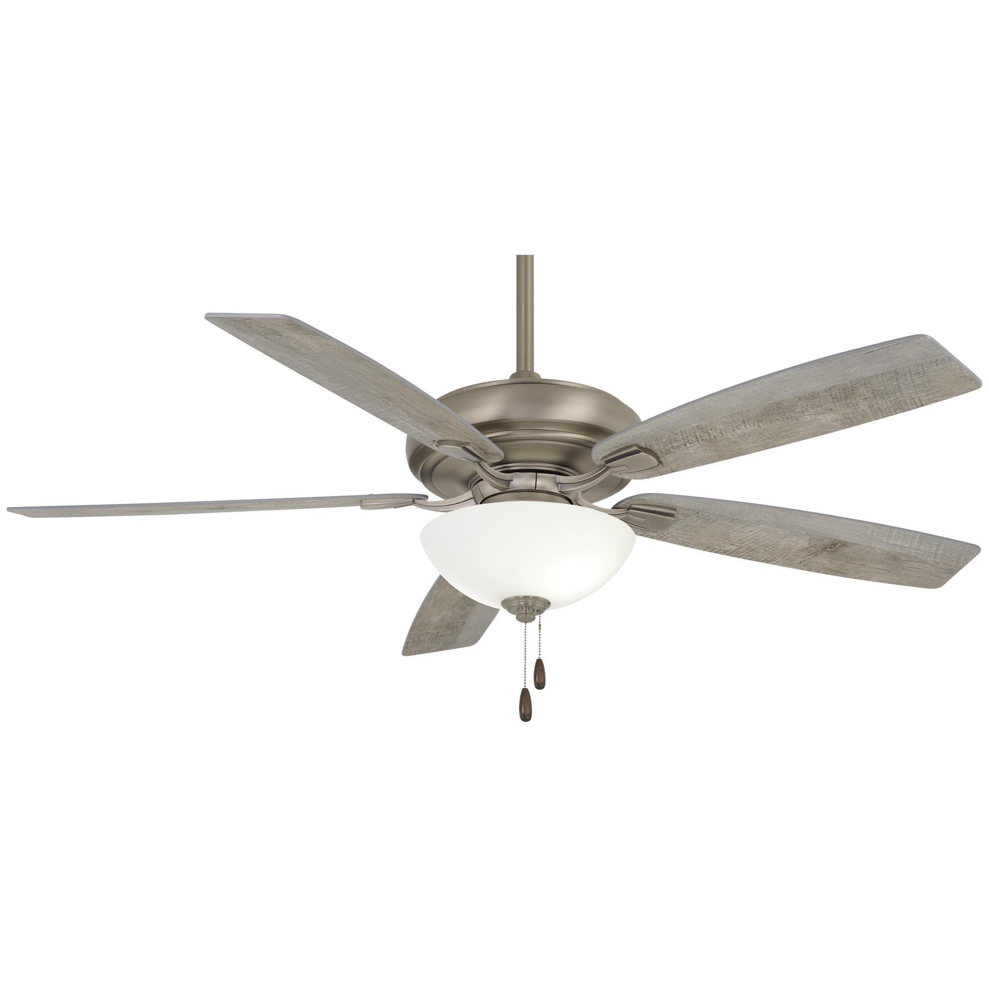 Shown in Burnished Nickel finish and White Frosted glass and Glass shade